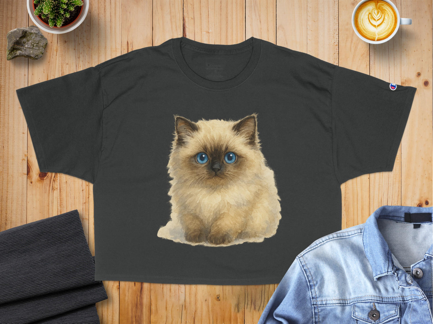 Cute Fluffy Kitten Graphic Design t-shirt product