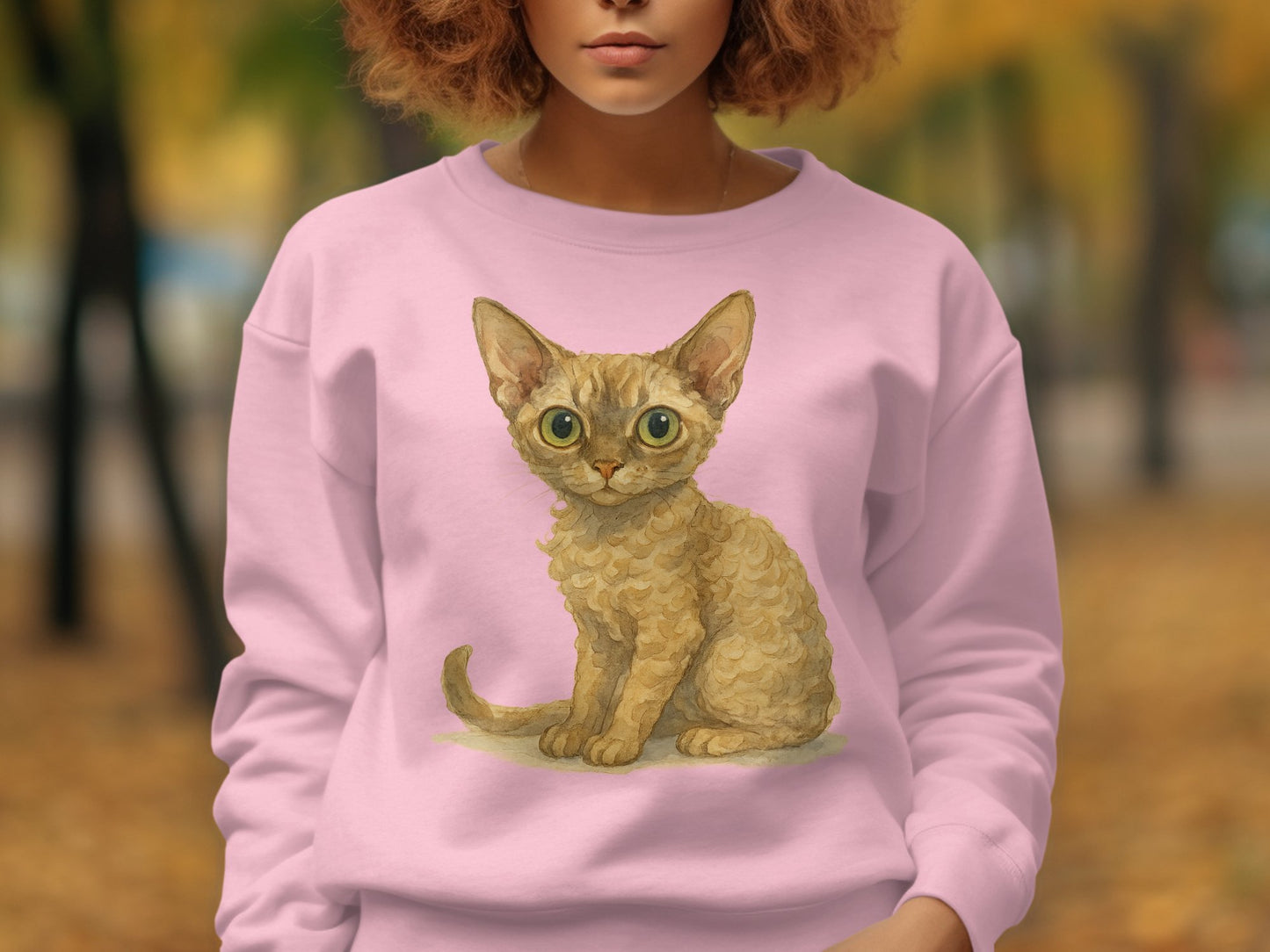 Adorable Kitten Graphic Long Sleeve Sweatshirt product
