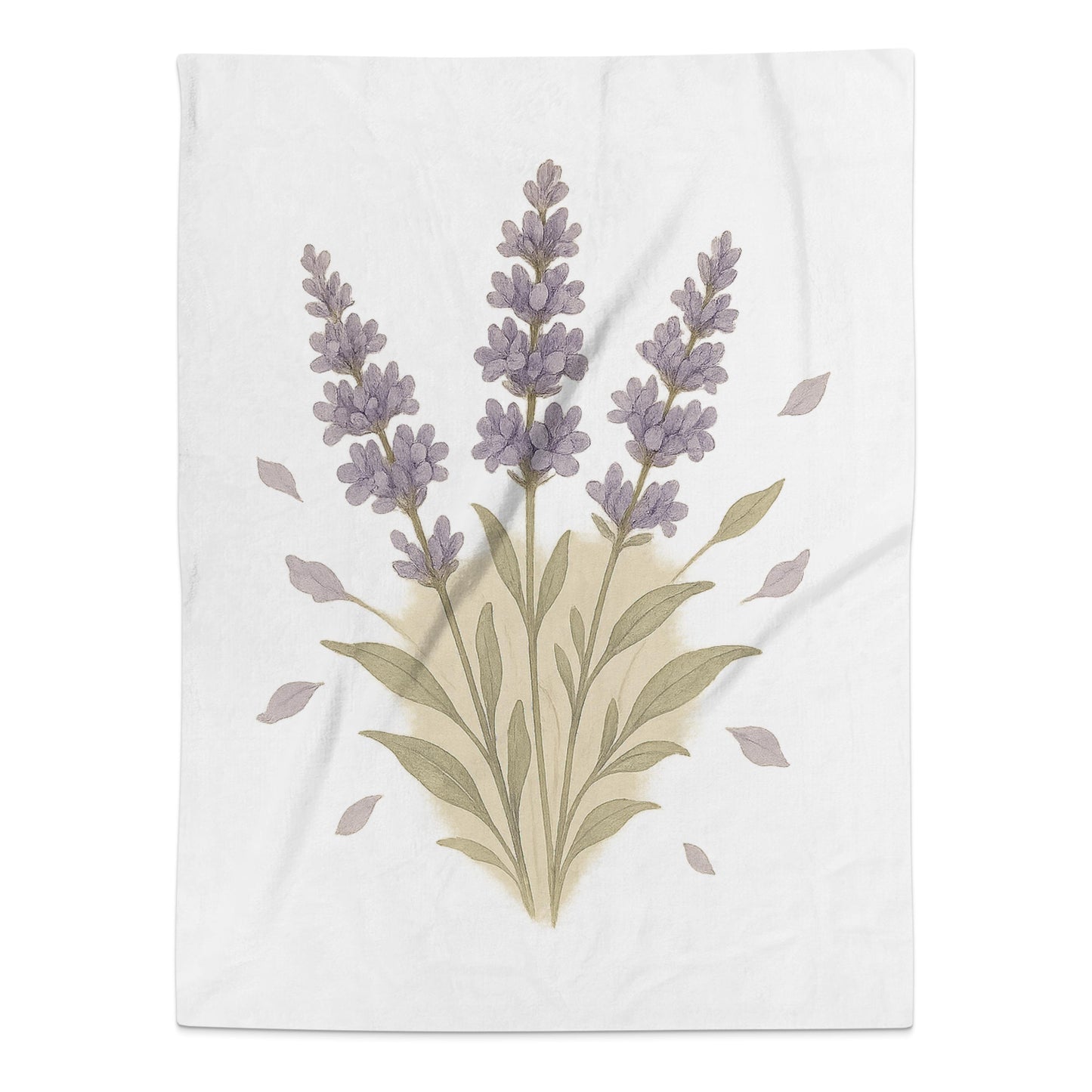 Beautiful Lavender Flowers Designed Blanket product