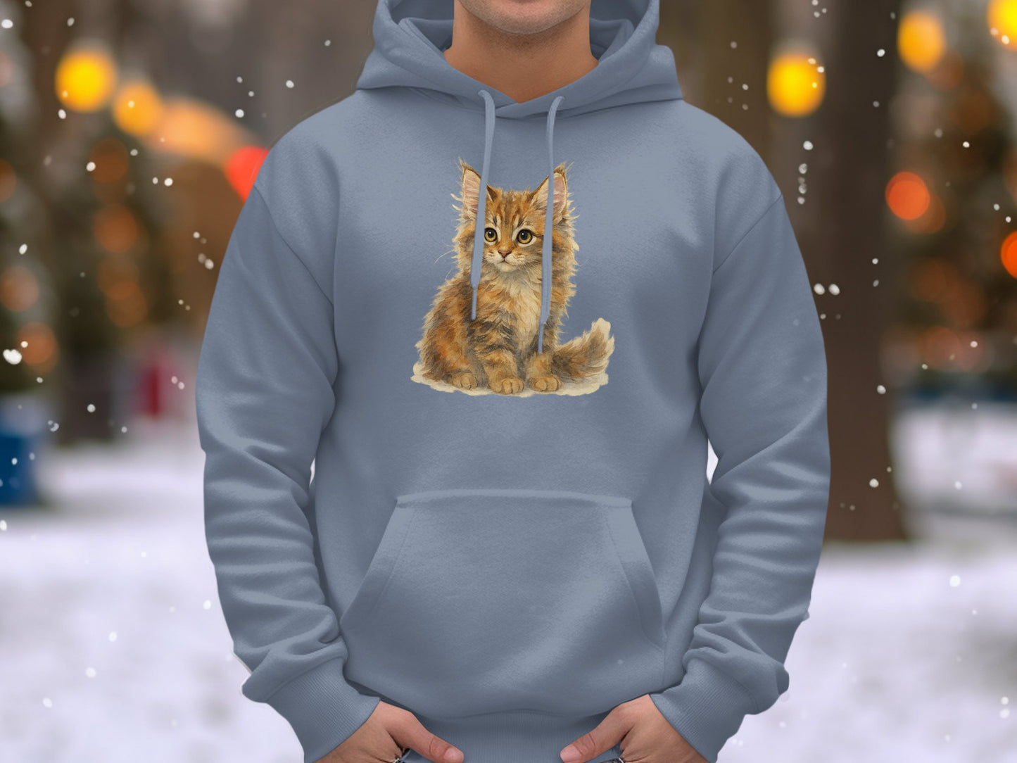 Cozy Winter Hoodie for Cat Lovers Apparel product type