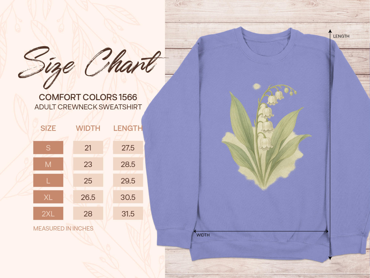 Lily of the Valley Graphic Crewneck Sweatshirt product