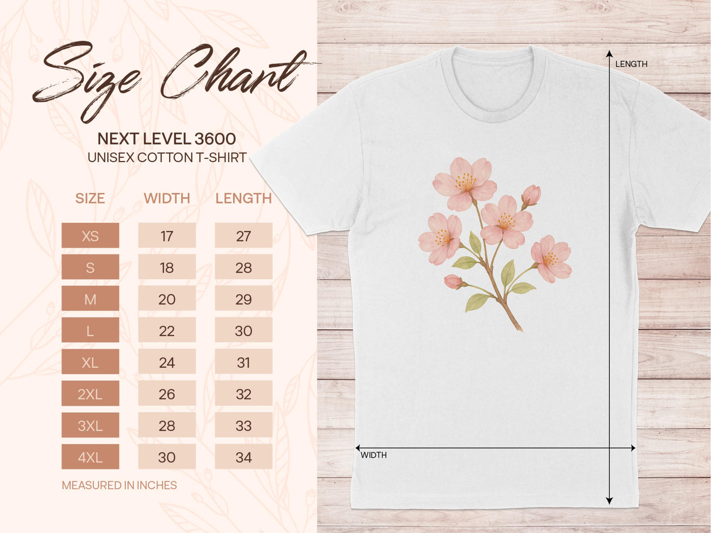 Beautiful Cherry Blossom Design Unisex T-Shirt product
