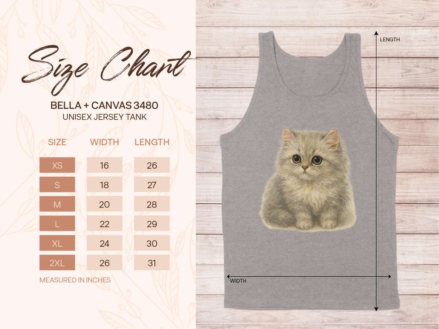 Cute Grey Kitten Graphic Print Unisex Jersey Tank product
