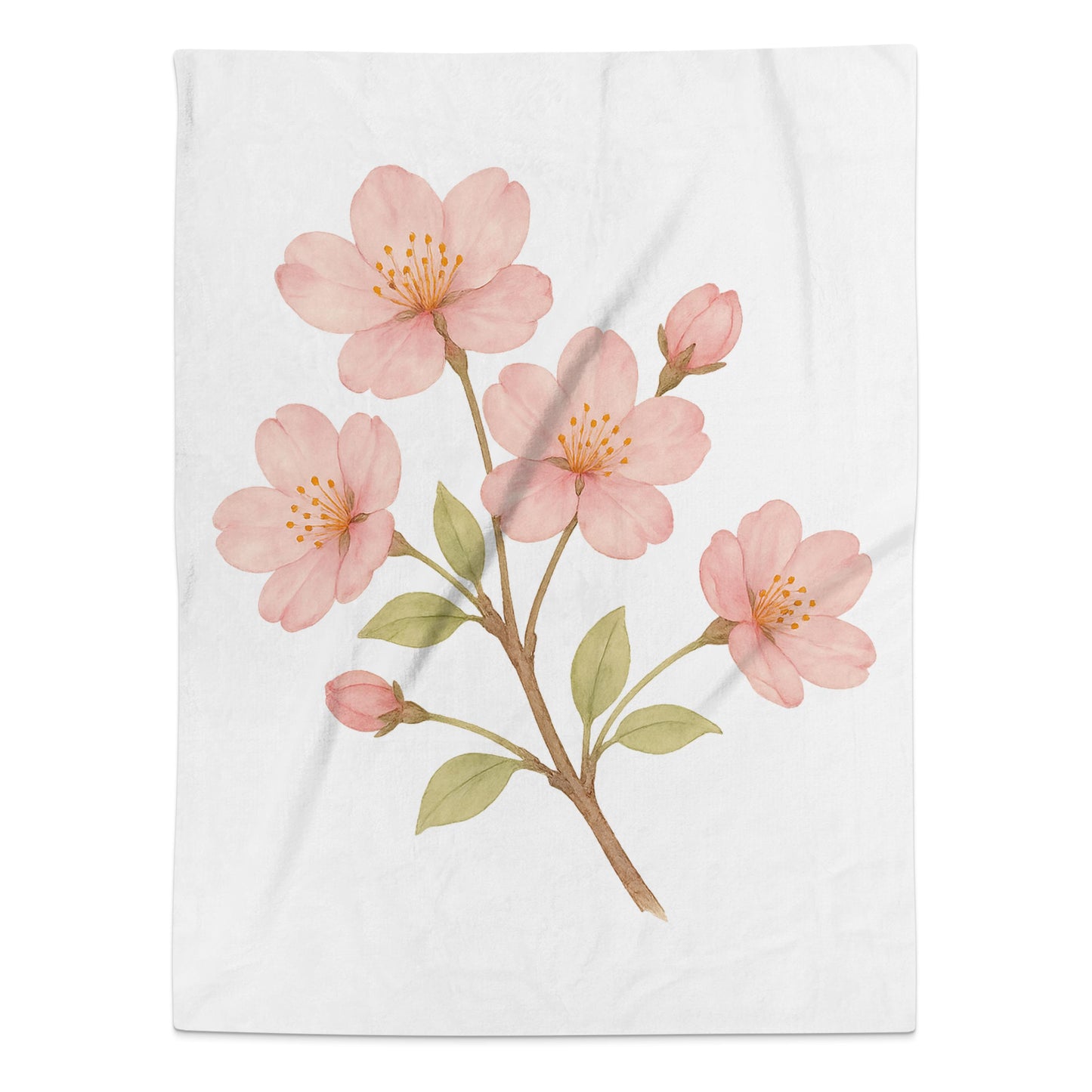 Beautiful Pink Floral Pattern Design Blanket product