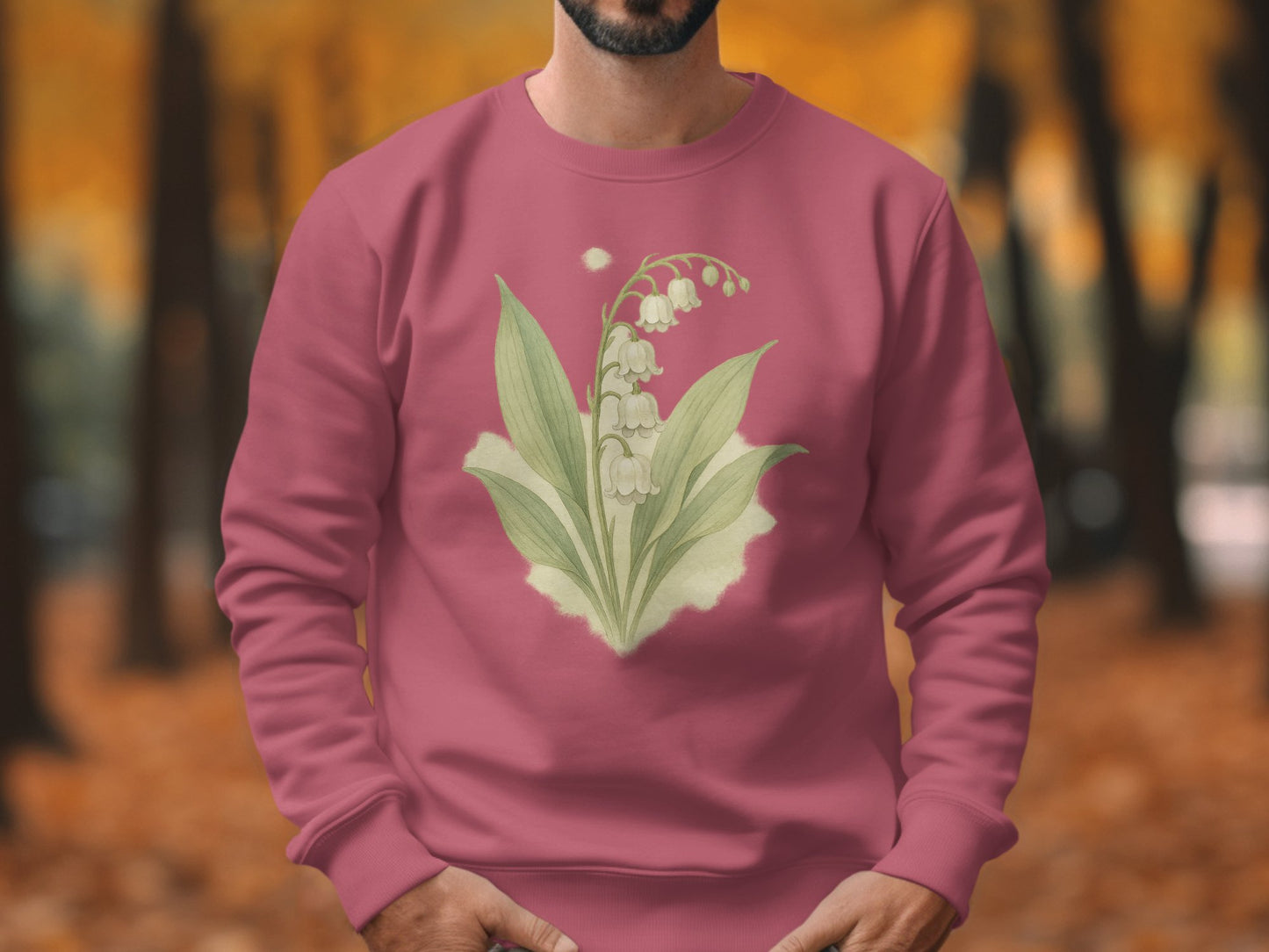 Floral Lily of the Valley Design Pullover product