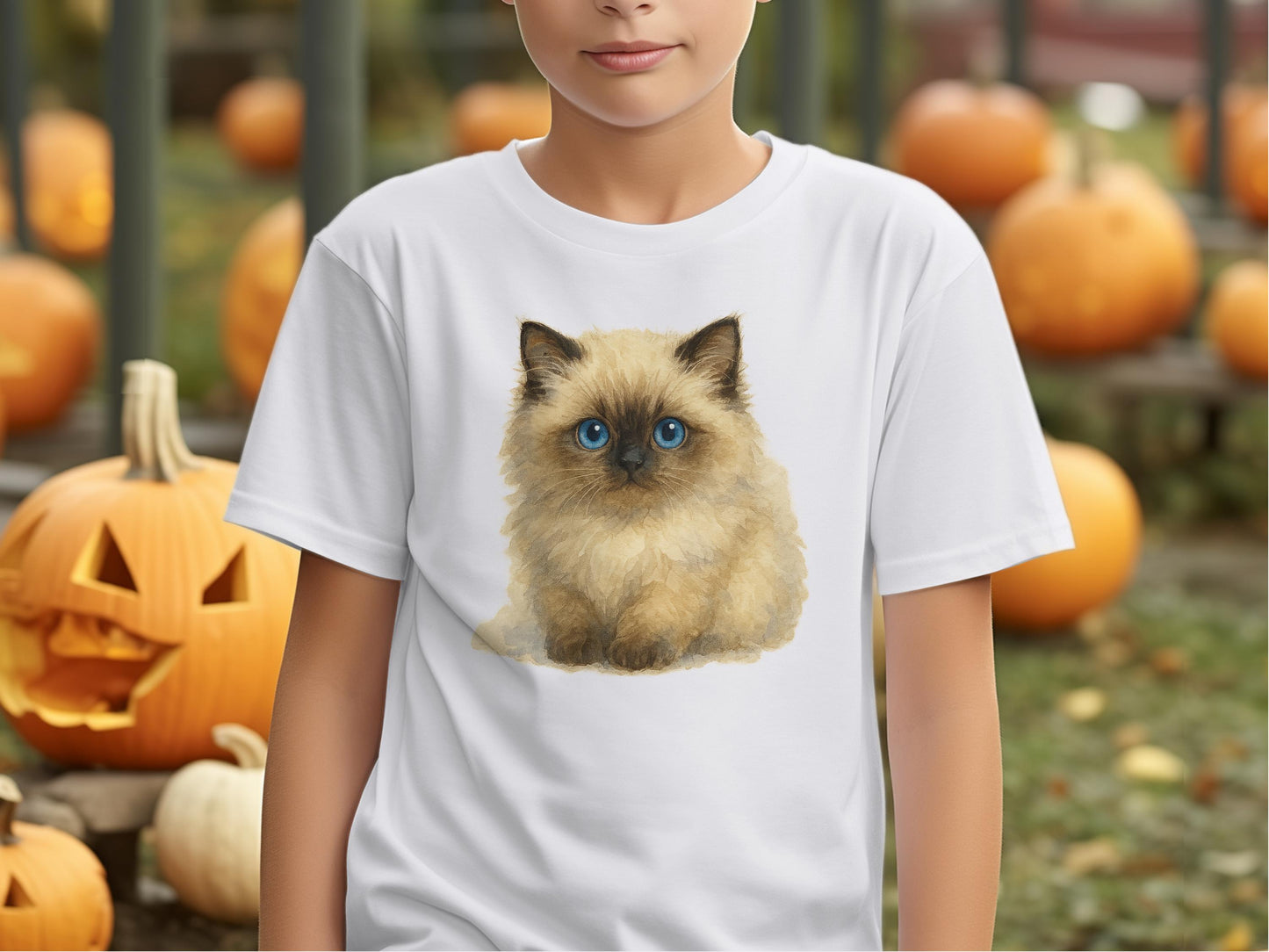 Adorable Kitten Graphic Print T-Shirt for Pet Lovers product