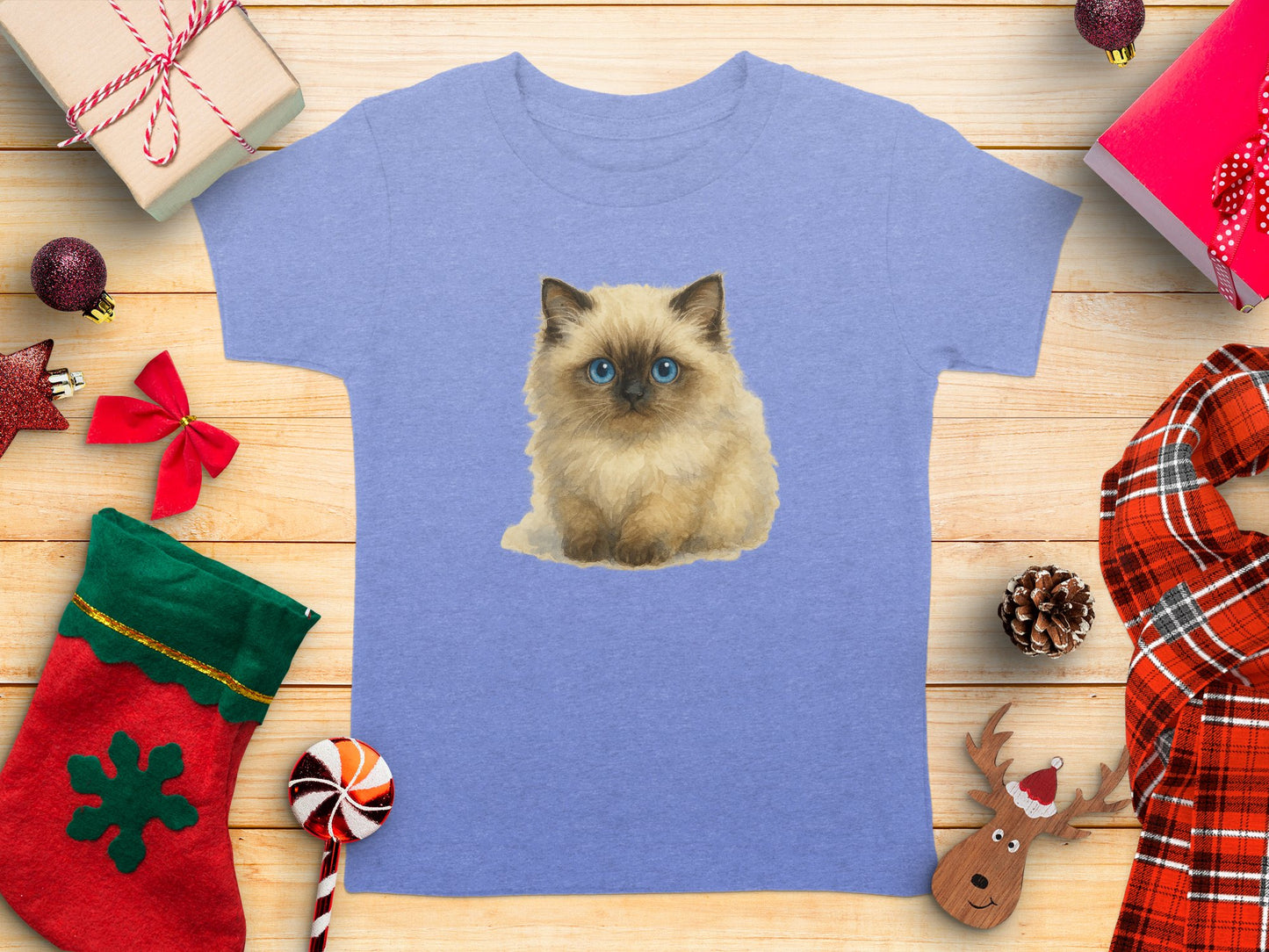 Cute Fluffy Kitten Graphic T-shirt Kids Product type