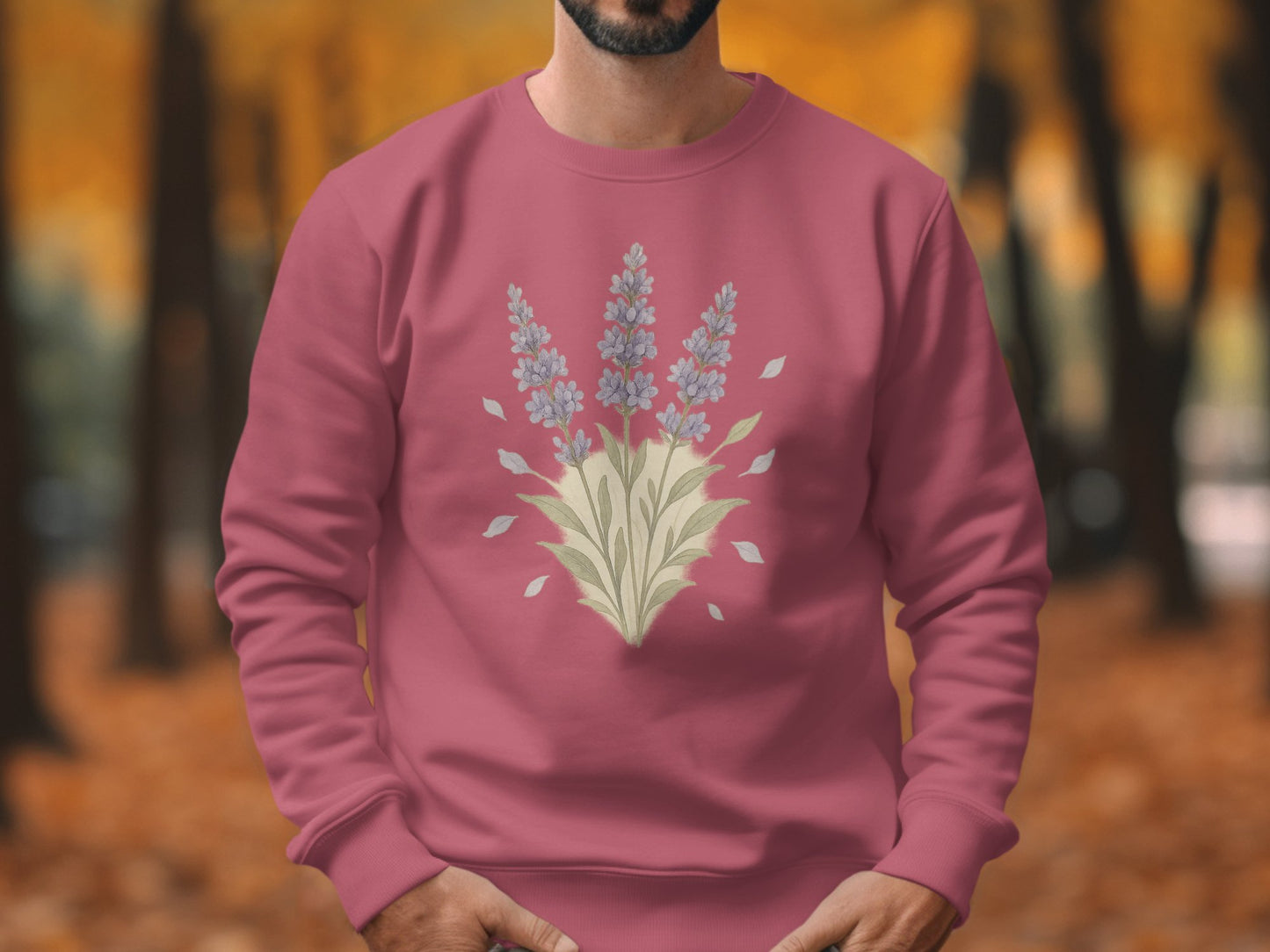 Beautiful Pink Sweatshirt with Elegant Floral Design product