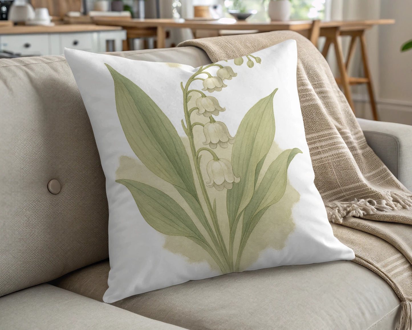Elegant Floral Design Pillow product
