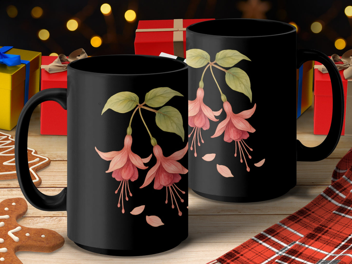 Beautiful Floral Design Mug Perfect Gift Product