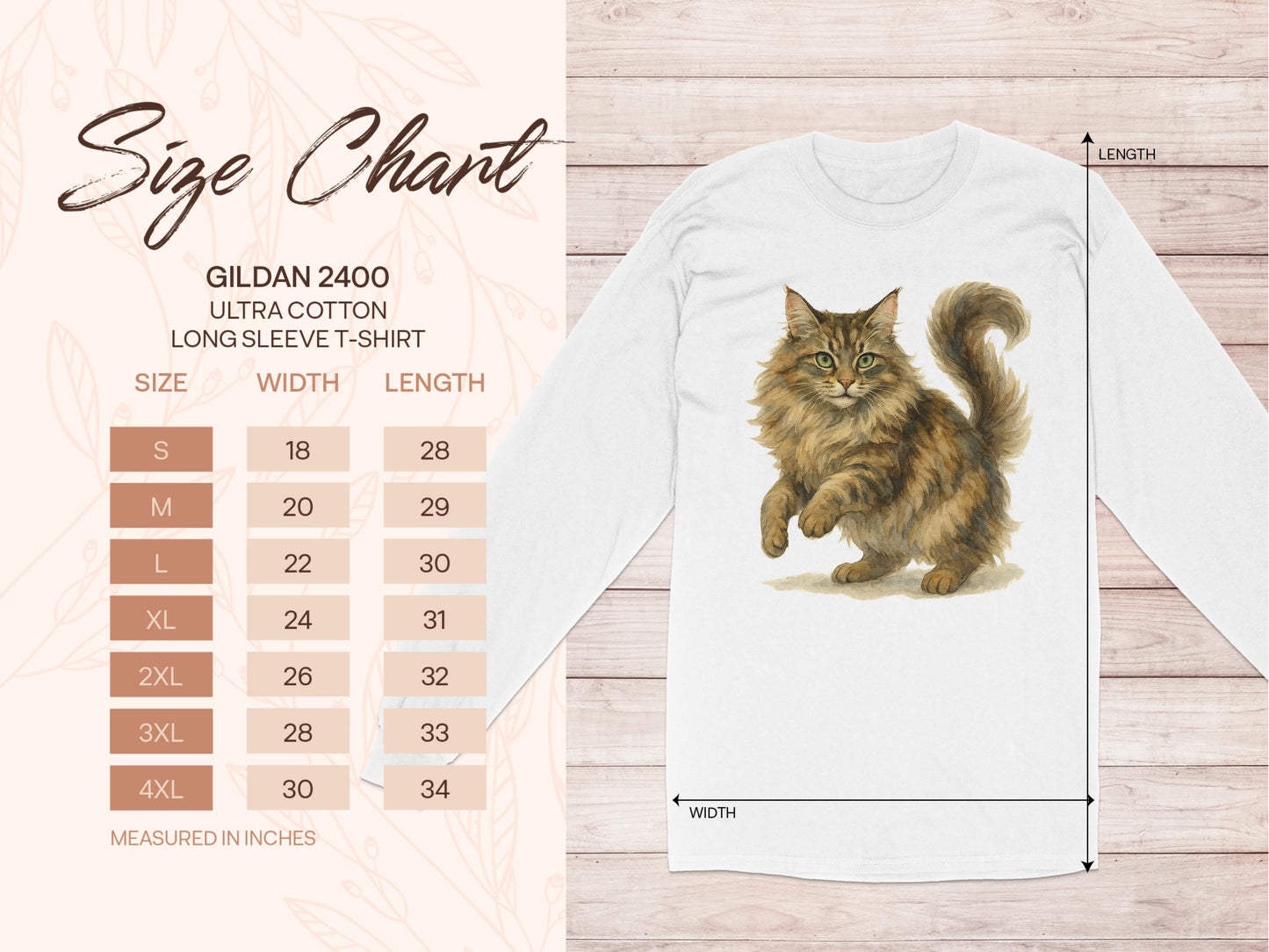 Fluffy Brown Cat Ultra Cotton Long Sleeve T-Shirt product
