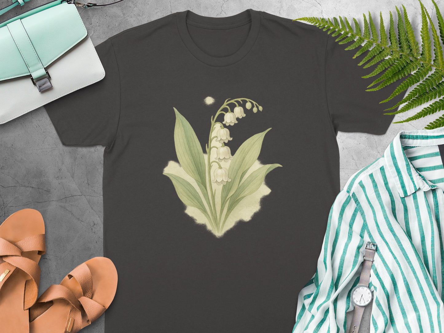 Captivating Floral Design Lily of the Valley T-shirt product type