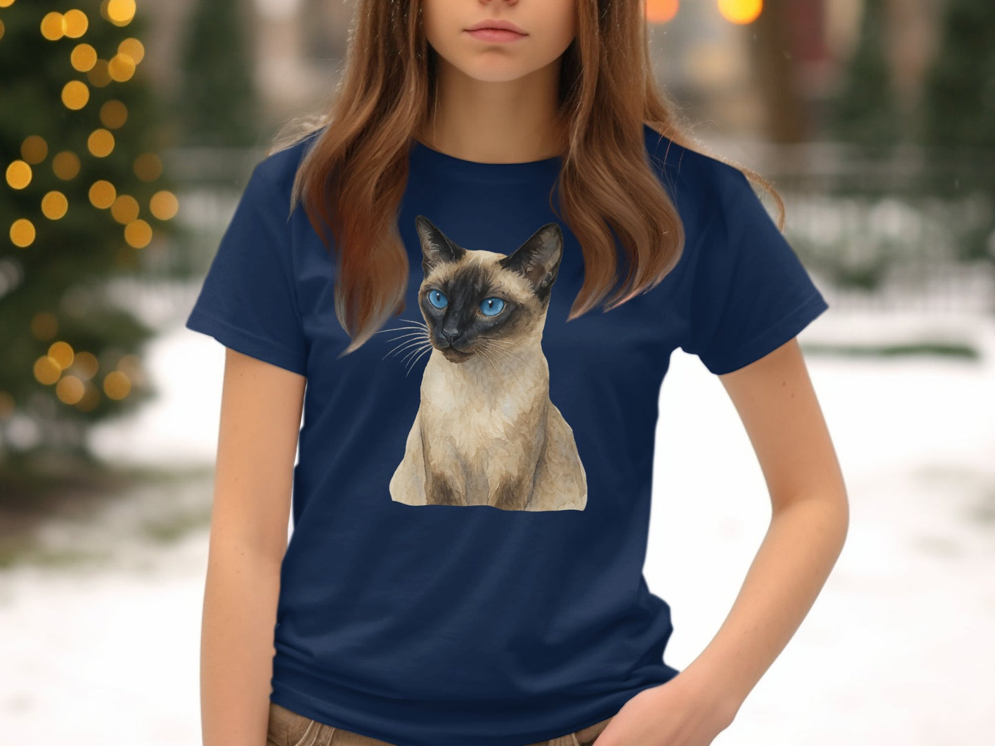 Siamese Cat Illustration Women's T-Shirt product