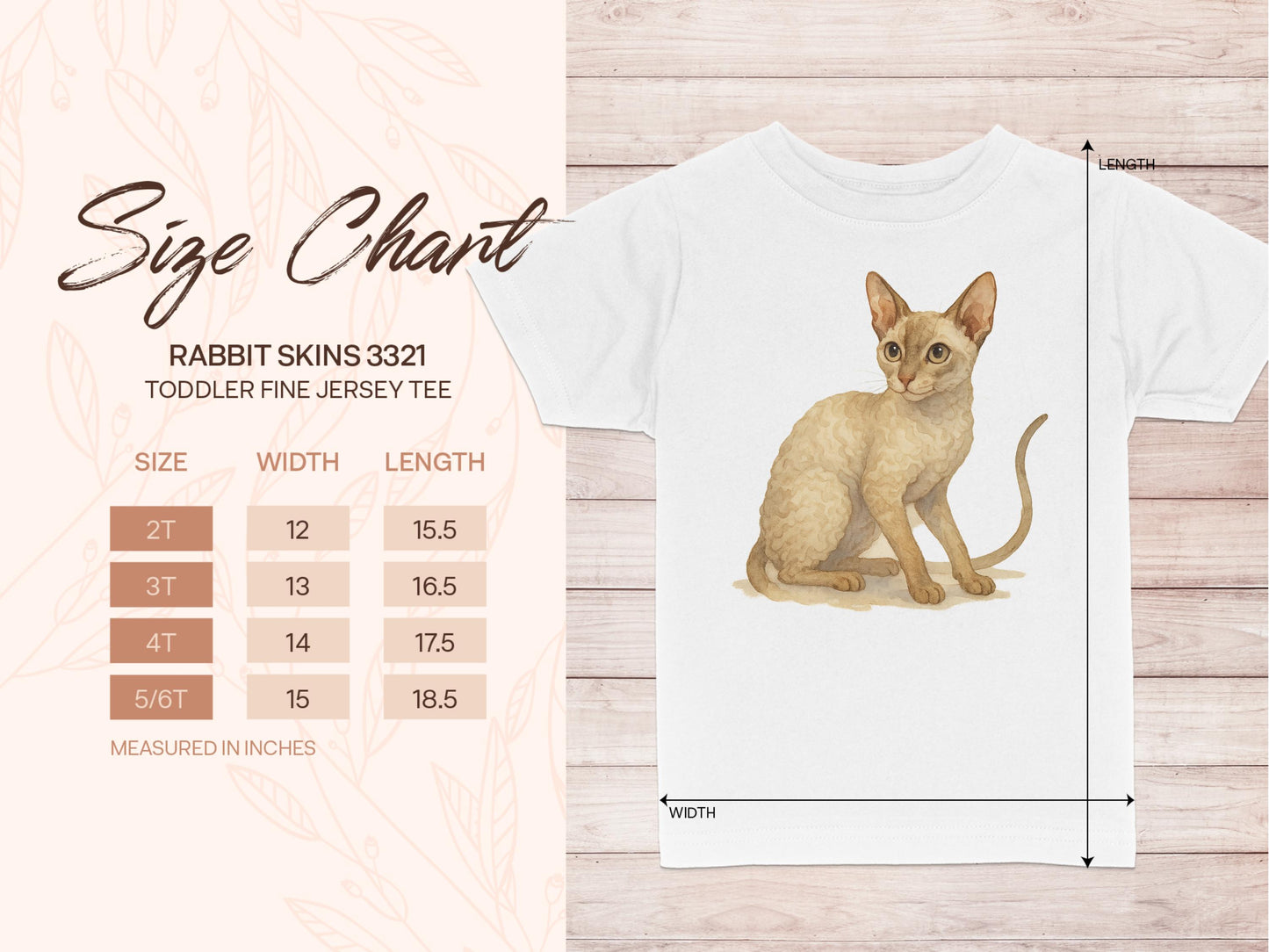 Adorable Cat Print Toddler Fine Jersey Tee product