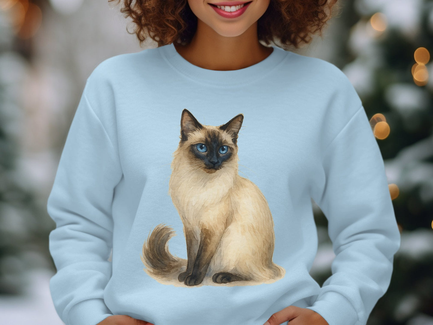 Cozy Cat Sweatshirt Ideal for Animal Lover Product Type