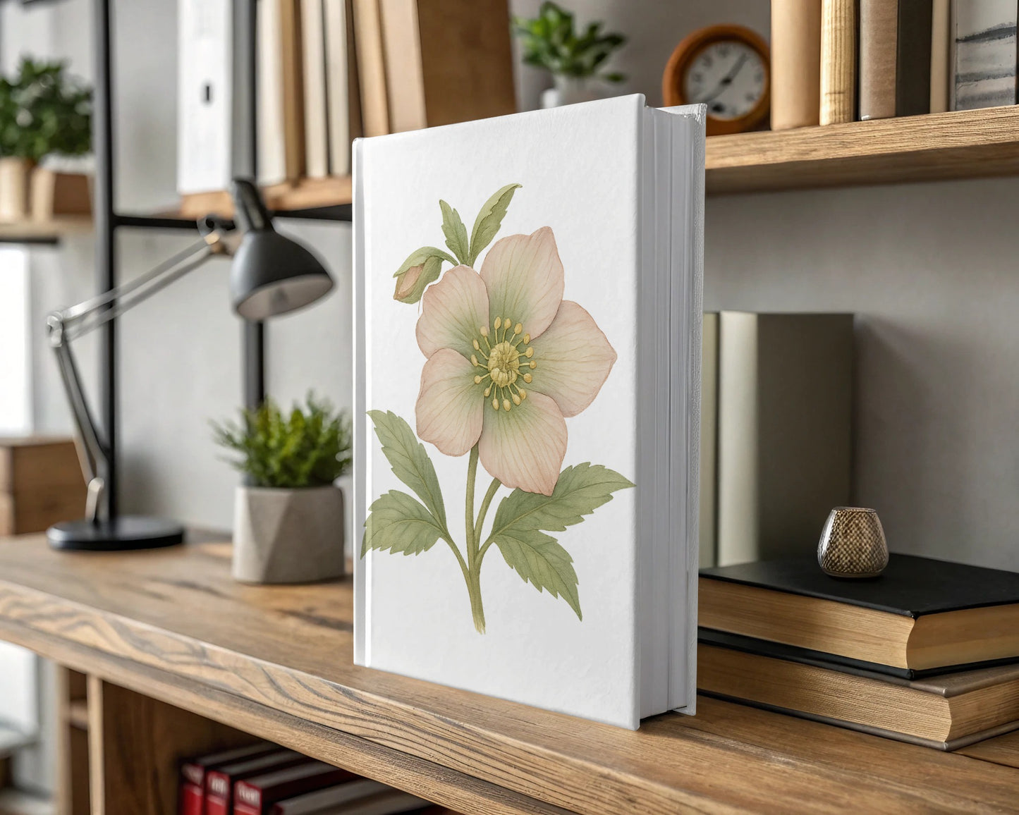 Beautiful Floral Design Hardcover Notebook product