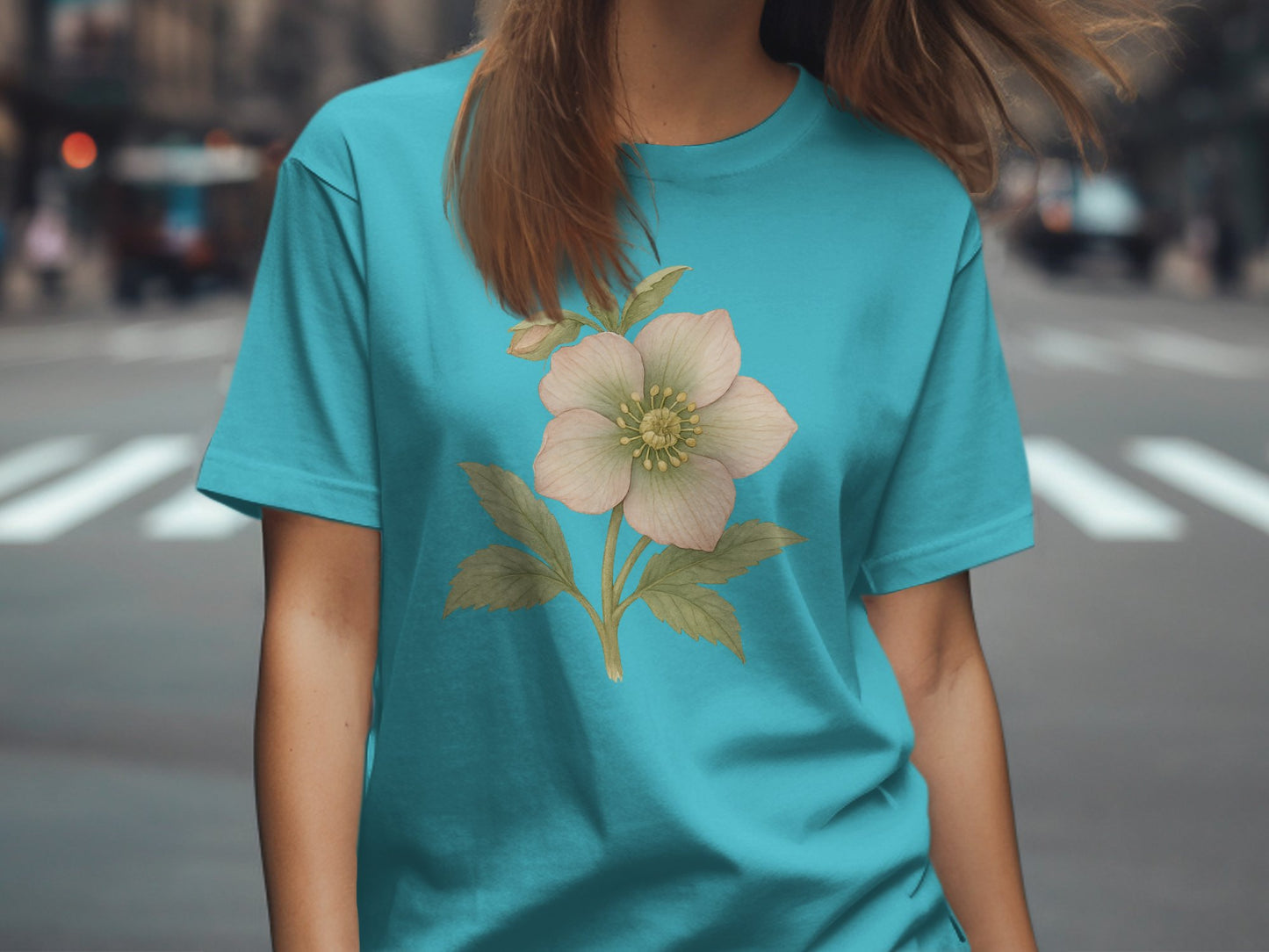 Floral Graphic Blue Shirt product type