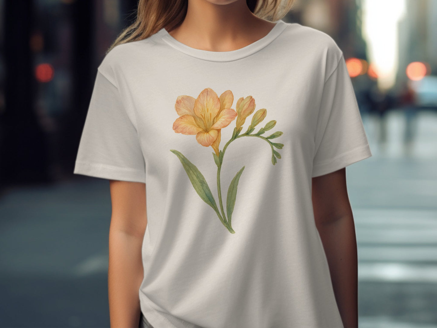 Artistic Floral Design Graphic Tee Shirt product type