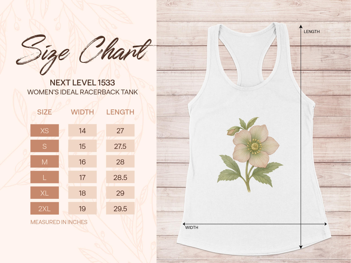 Women's Floral Print Racerback Tank Top product type