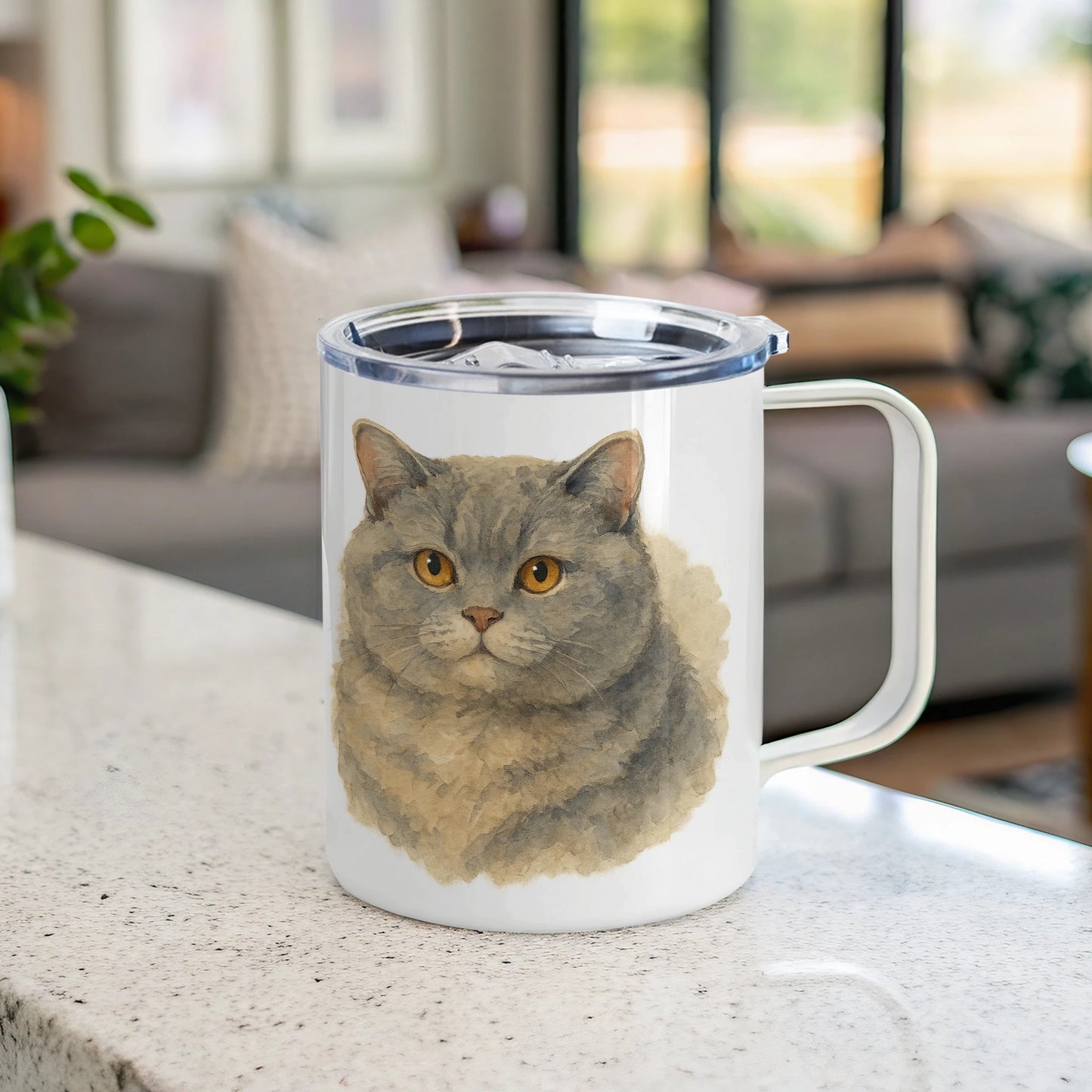 Charming Cat Design for Your Unique Mug product