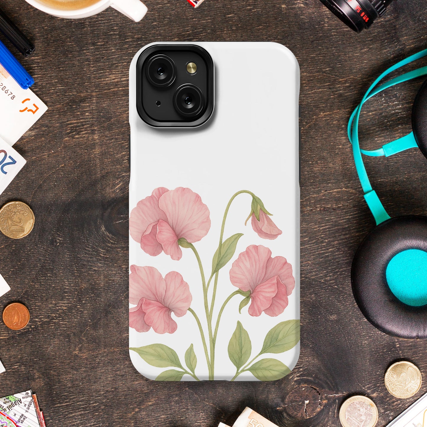Elegant Floral Design Phone Case Product