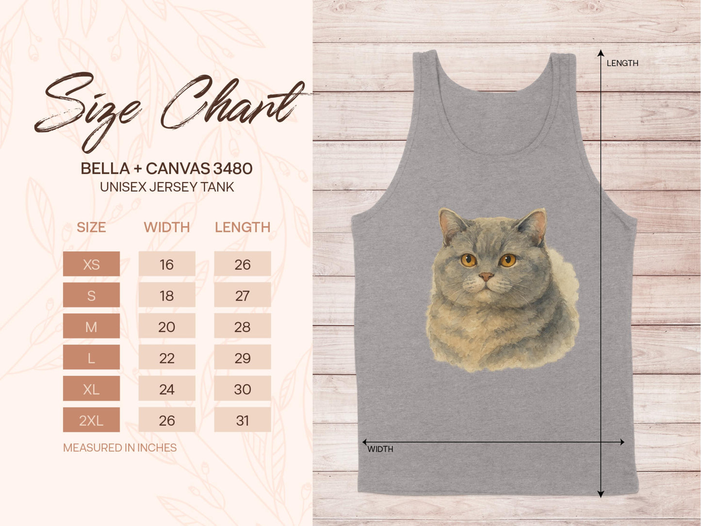 Cat Graphic Unisex Jersey Tank Product Type
