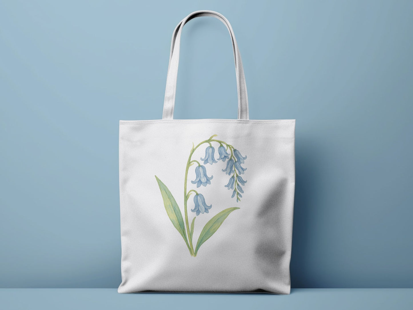 Bluebell Floral Design Tote Bag product type