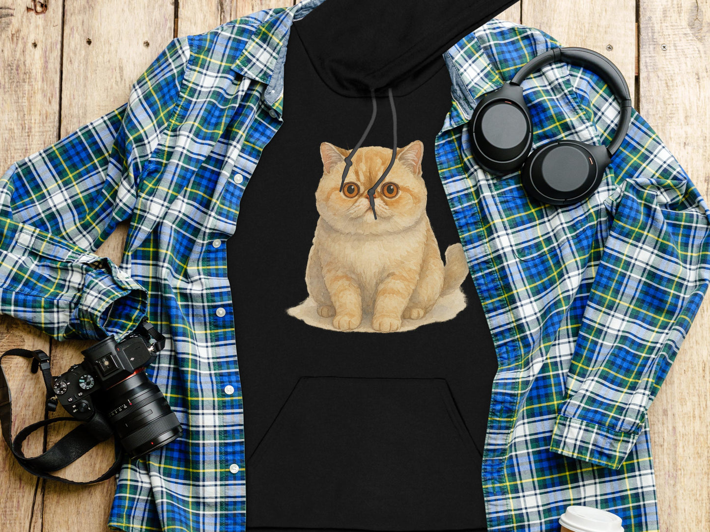 Cute Cat Print Hoodie Perfect Cozy Winter Product