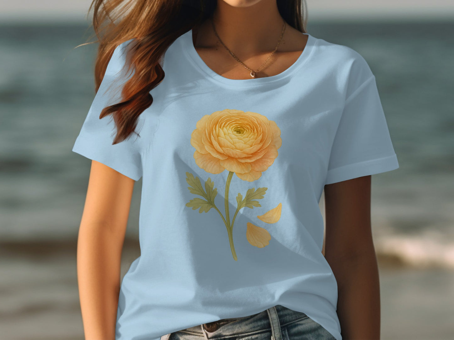 Beautiful Yellow Flower Graphic Women's T-Shirt product