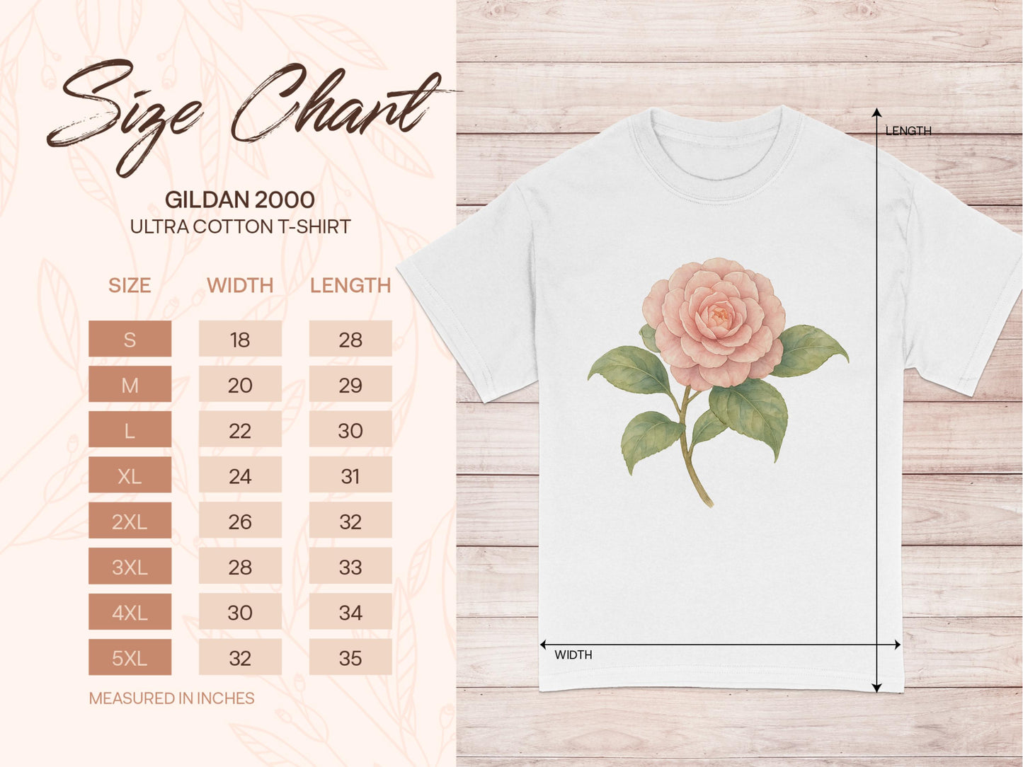 Elegant Floral Graphic Tee Perfect for Any Occasion product type