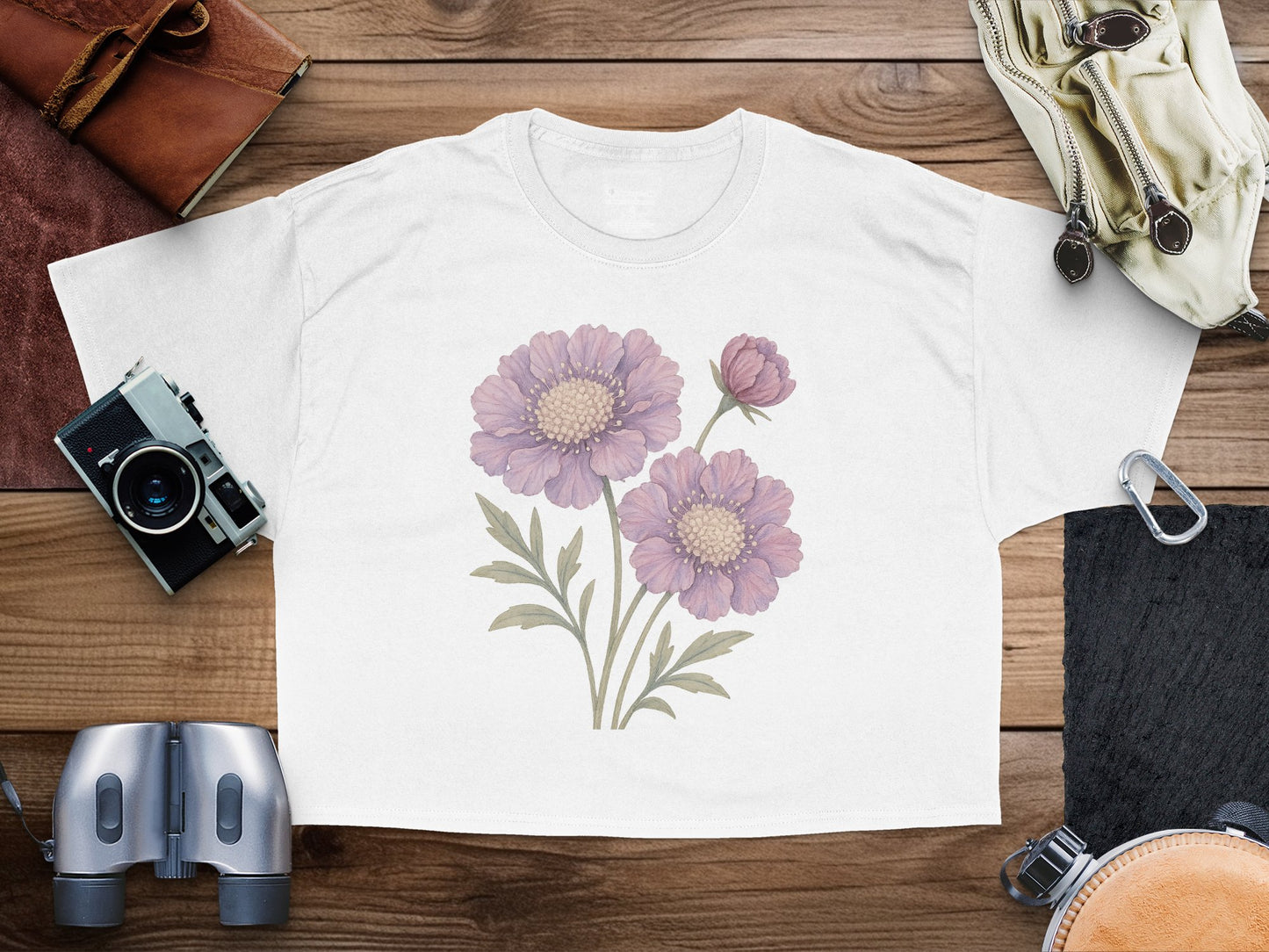 Beautiful Purple Flower Design T-Shirt product