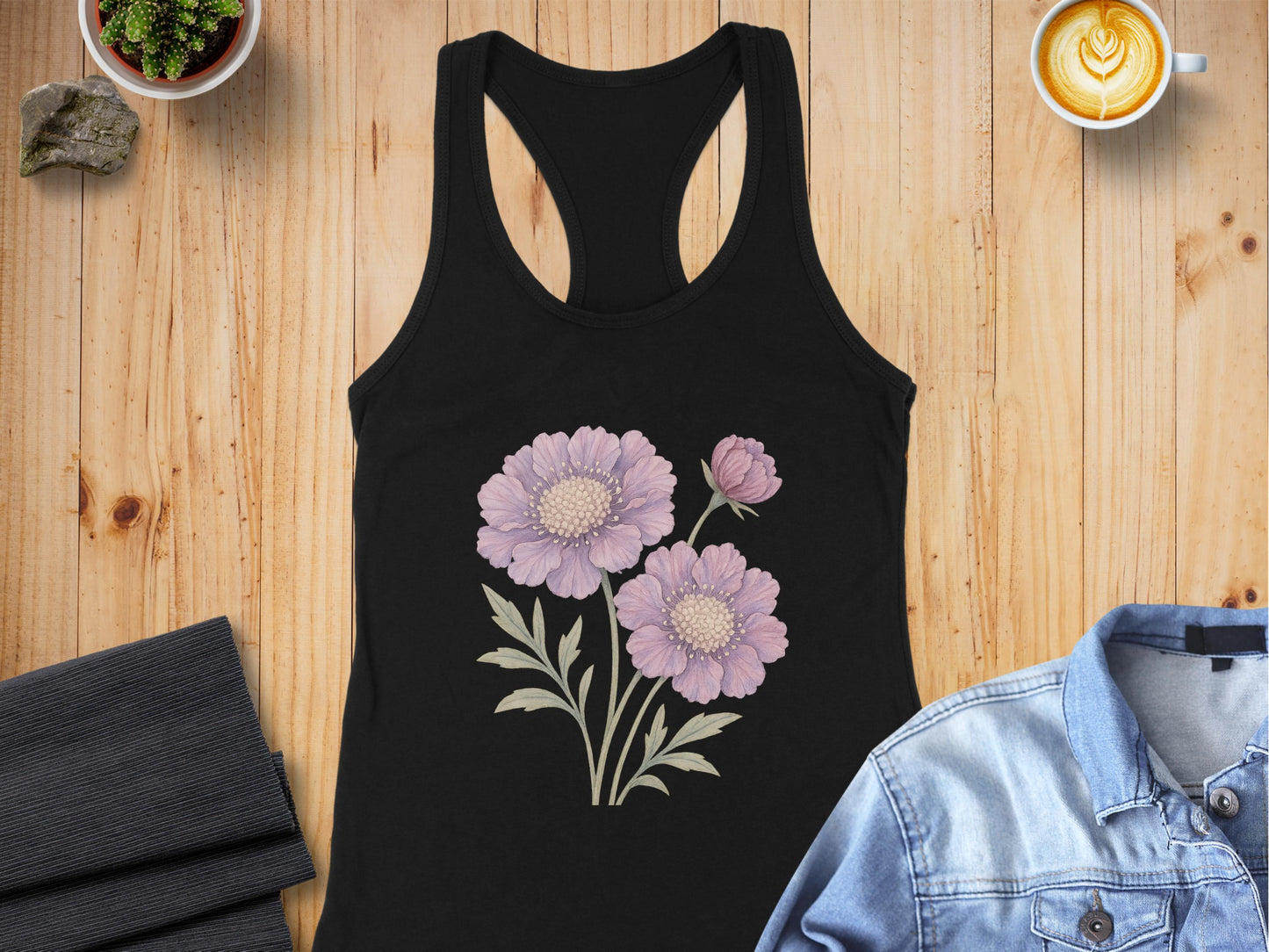 Floral Graphic Tank Top for Casual and Summer Product