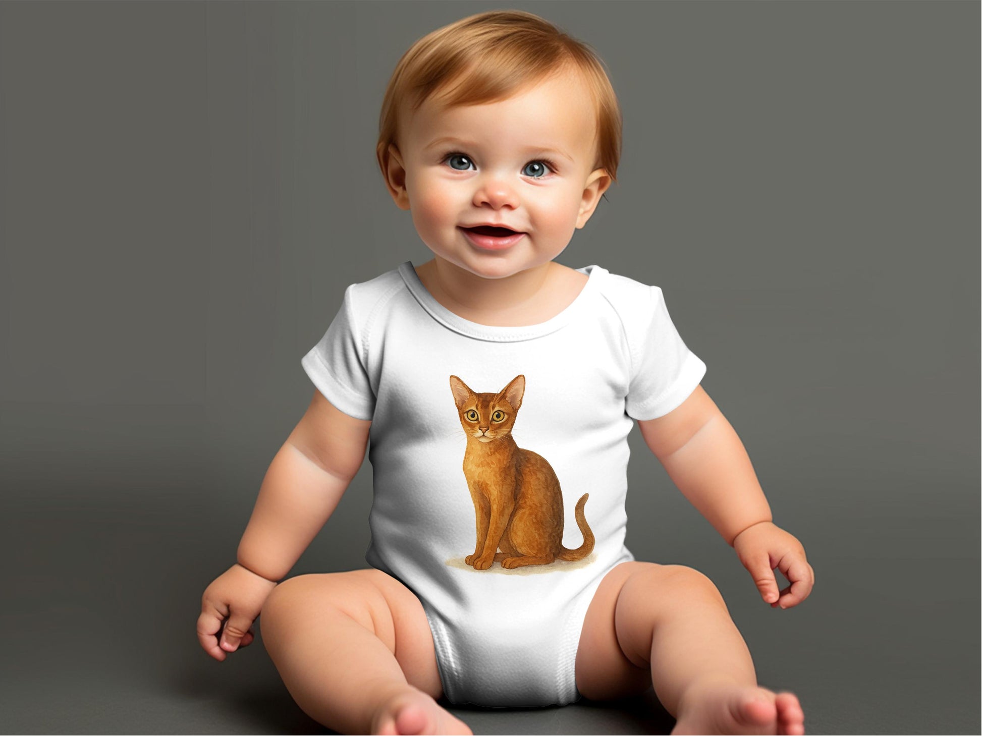 Cute Baby One Piece with Adorable Cat Design product type