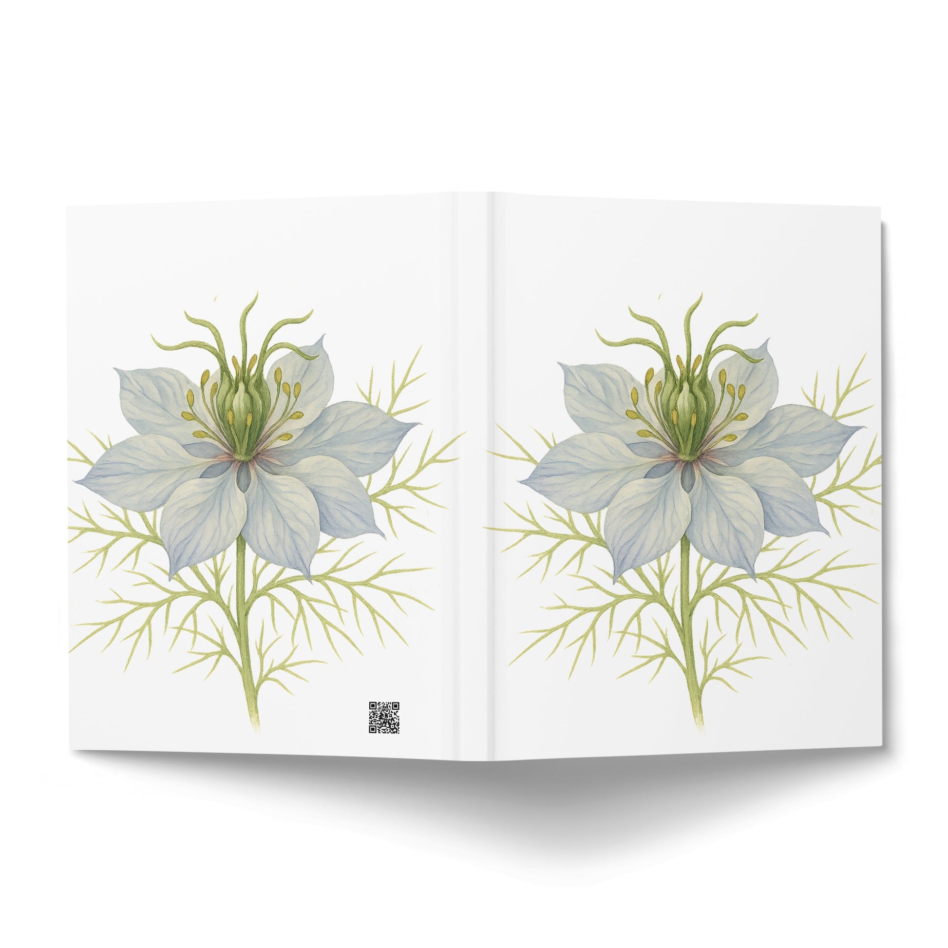 Elegant White Flower Blooming Pattern Book Cover product