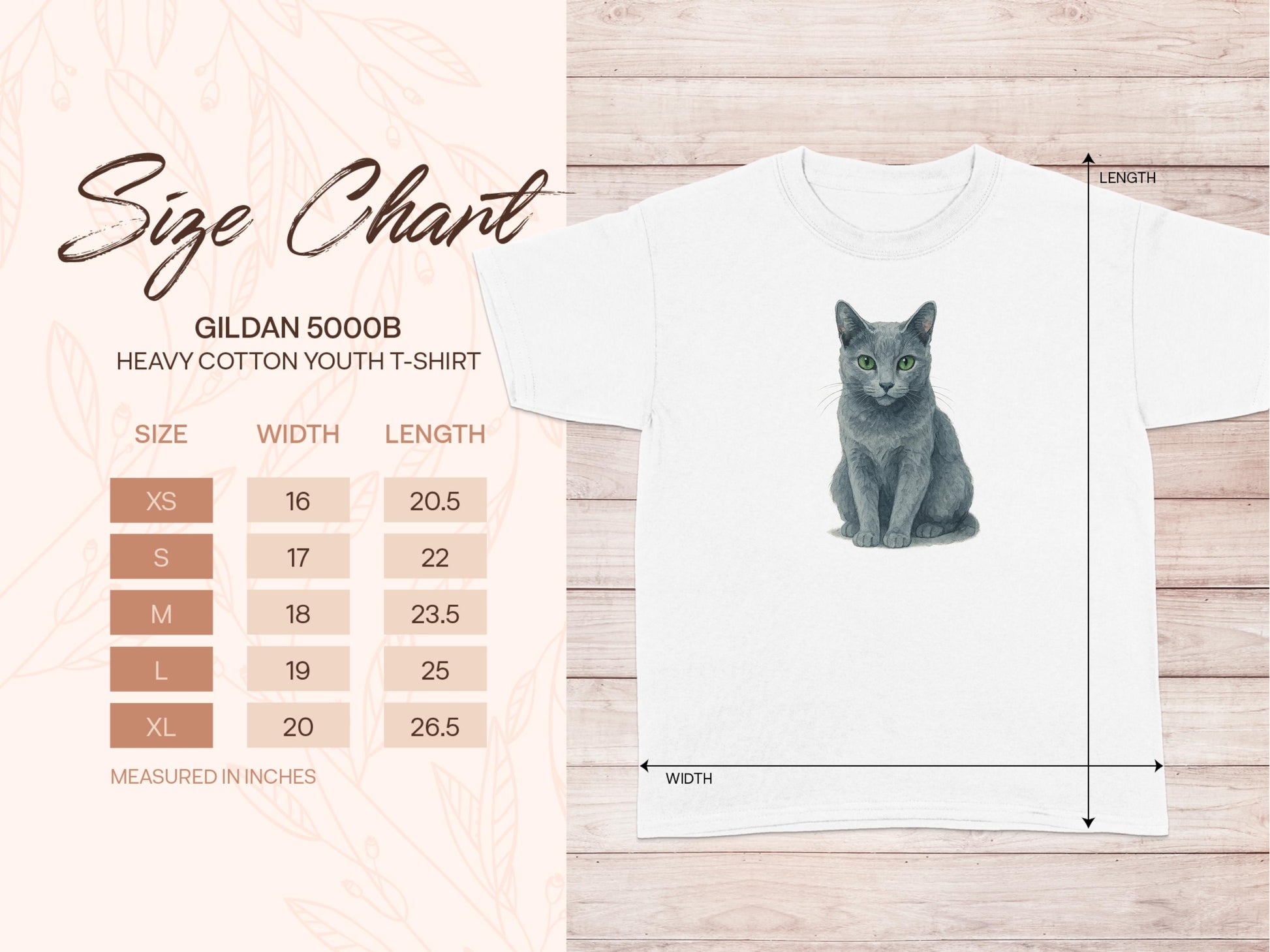 Cute Cat Print White Youth T-Shirt Unique Product Type