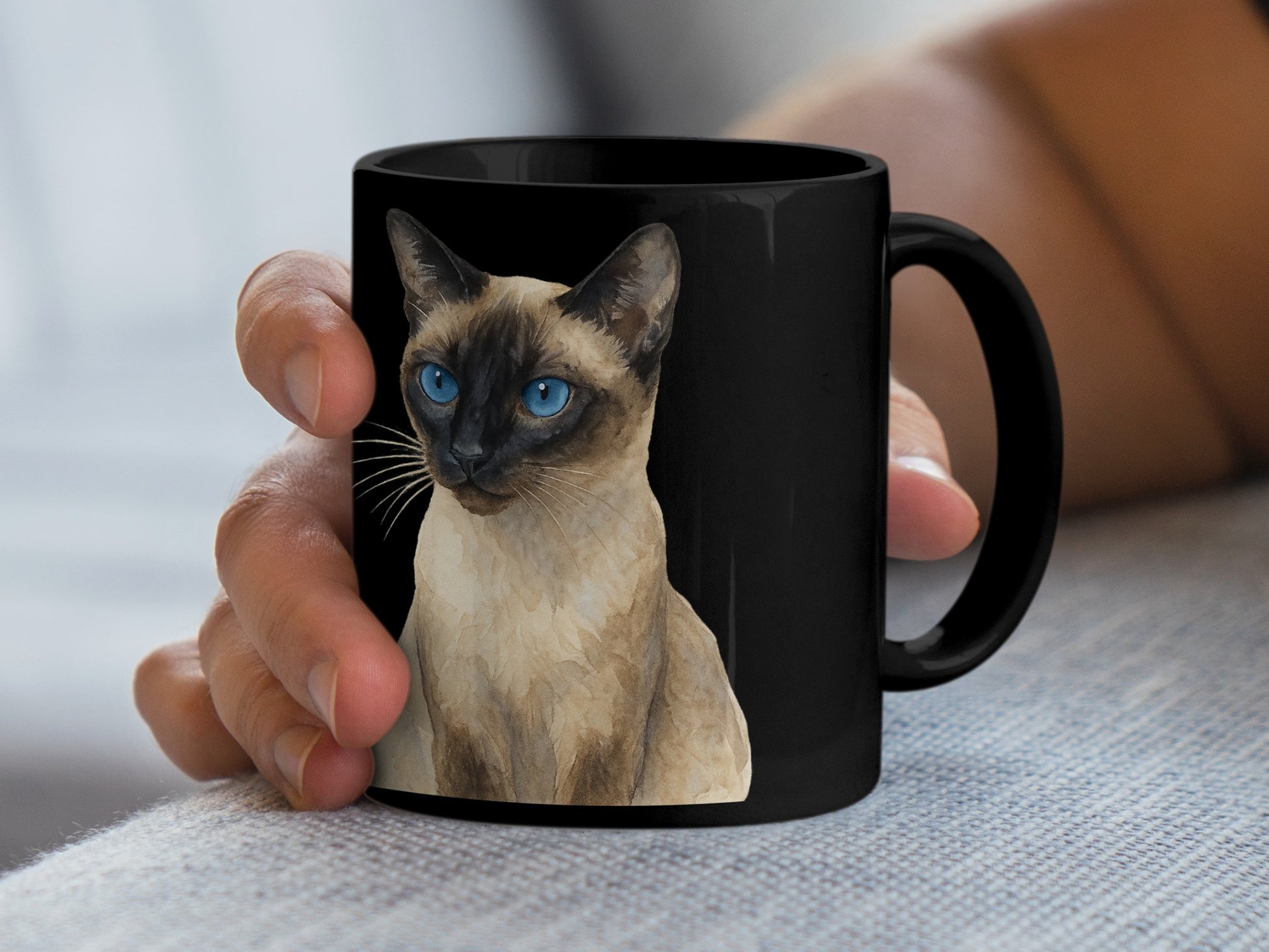Adorable Siamese Cat Design Perfect Gift Mug product