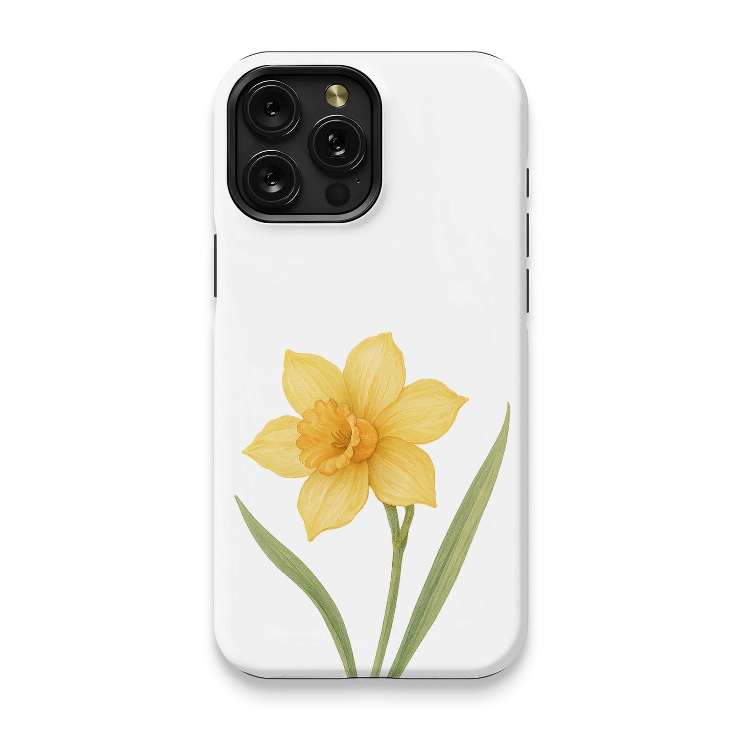 Yellow Daffodil Design Printed Phone Case product