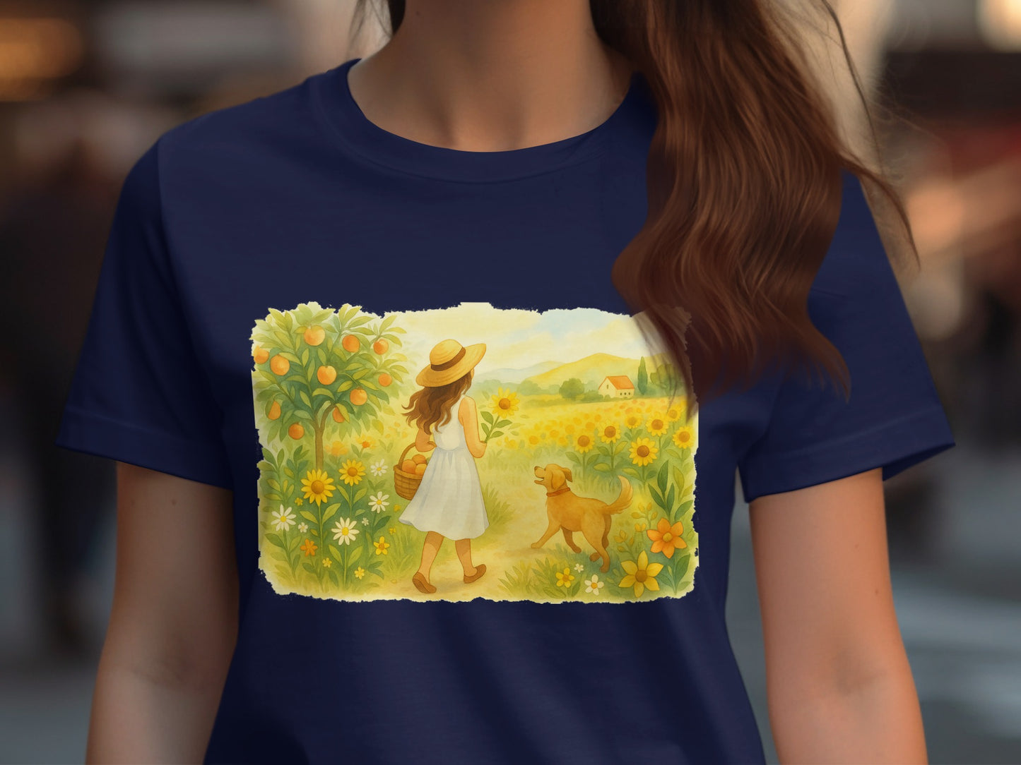 Whimsical Countryside Stroll Art T-shirt product