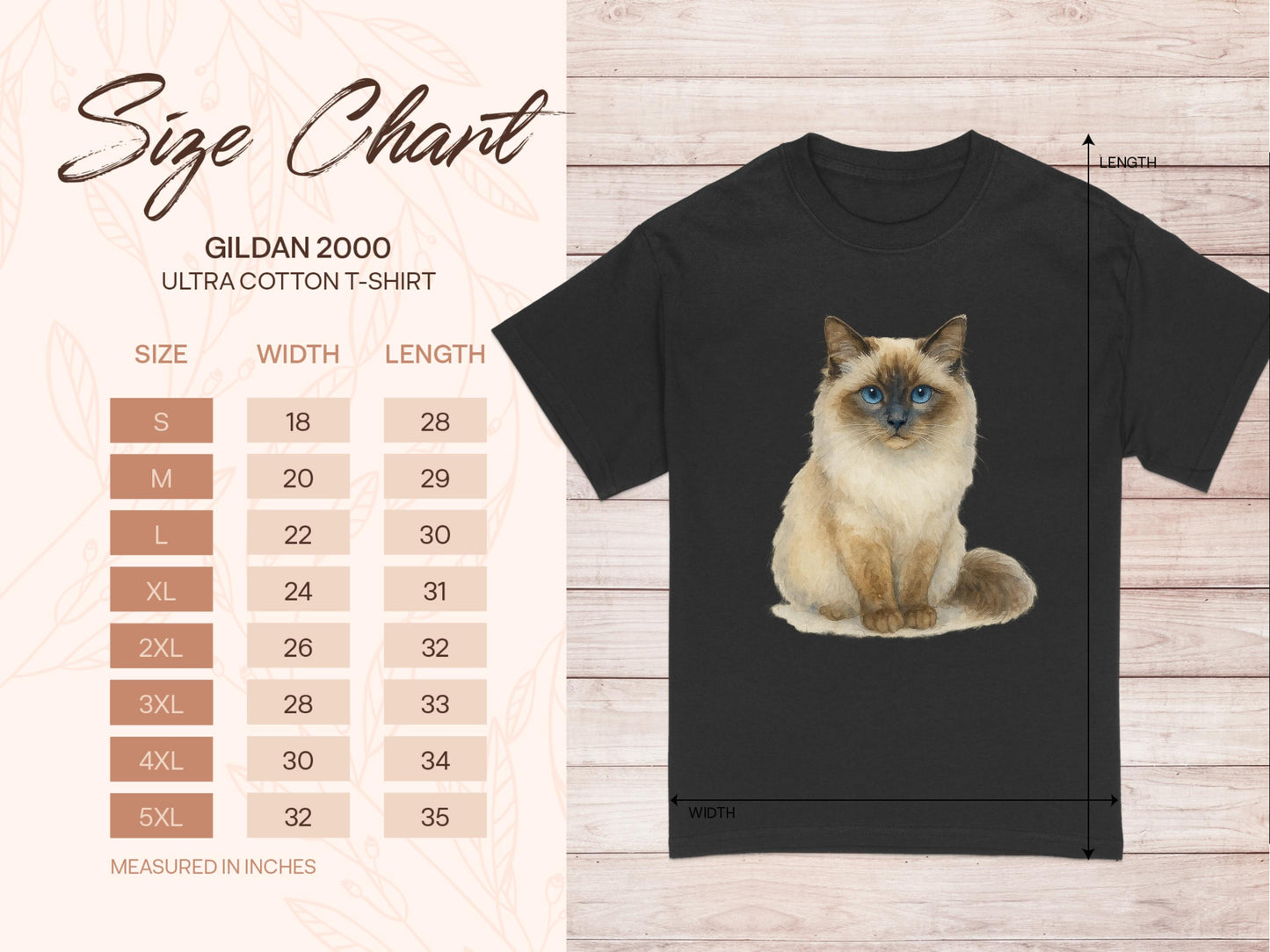 Blue Eyed Cat Design on Classic Black Shirt product