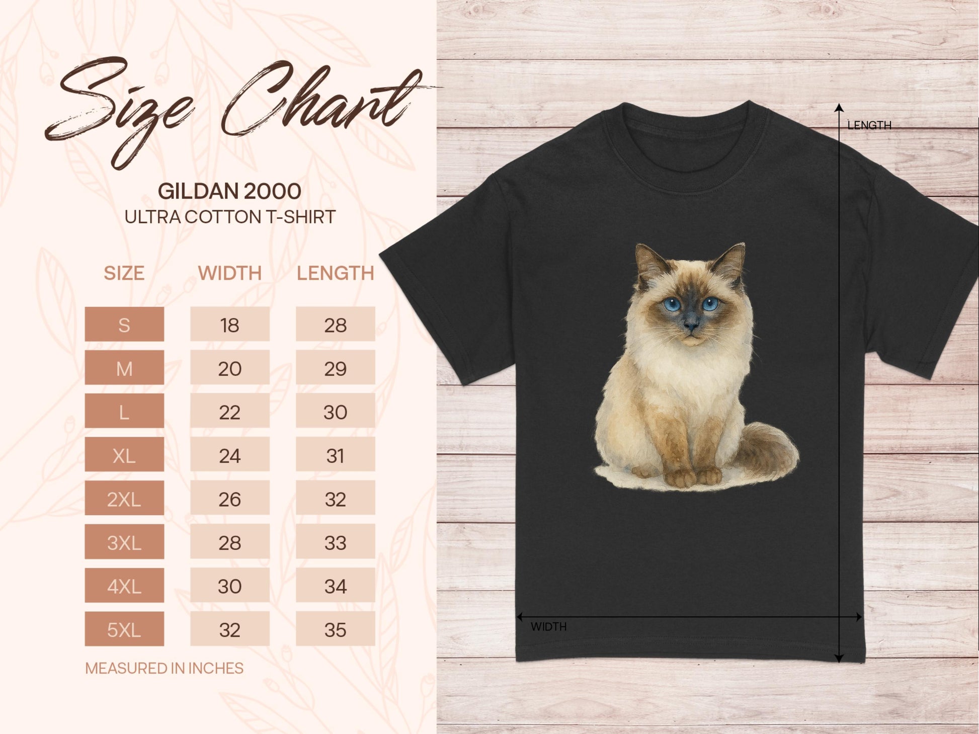 Blue Eyed Cat Design on Classic Black Shirt product