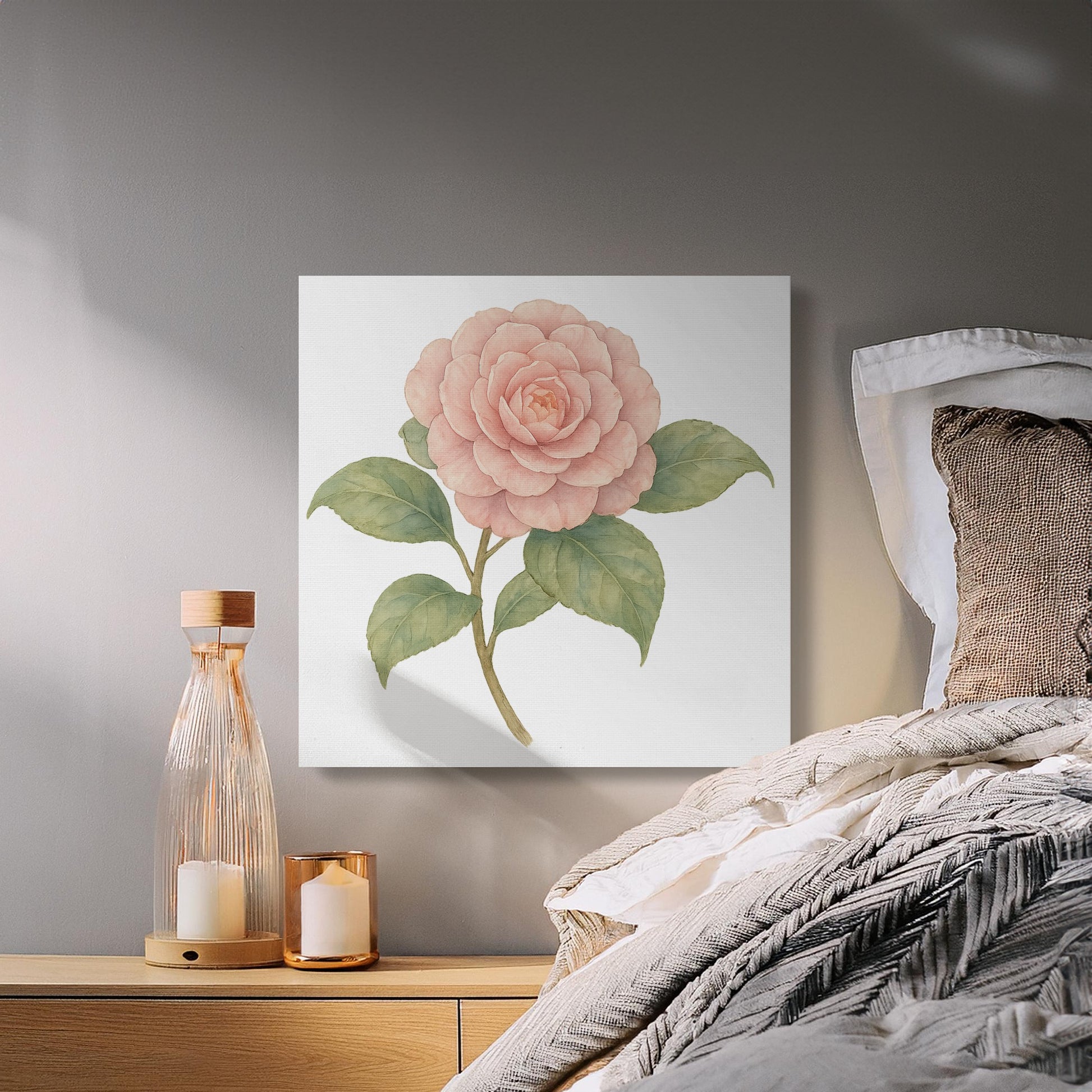 Floral Pink Bloom Canvas Art Home Decor product type