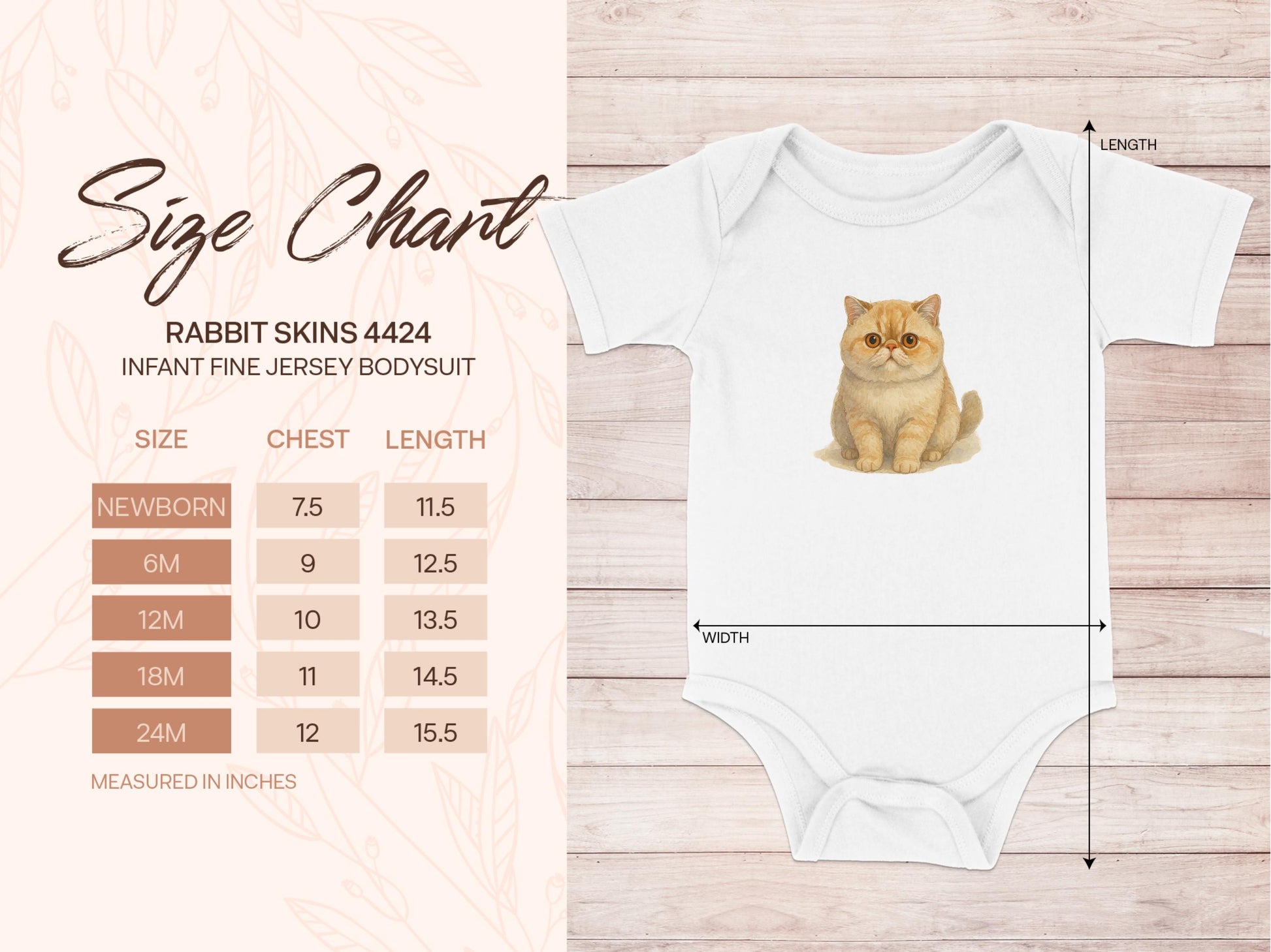 Adorable Cat Design Infant Fine Jersey Bodysuit product type