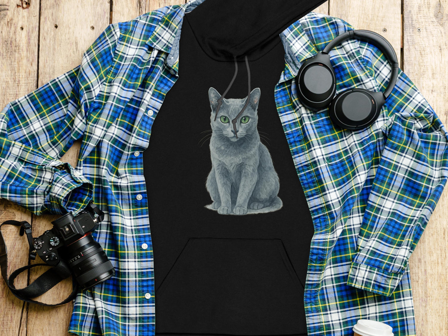 Cat Graphic Hoodie Sweatshirt Unisex Stylish product