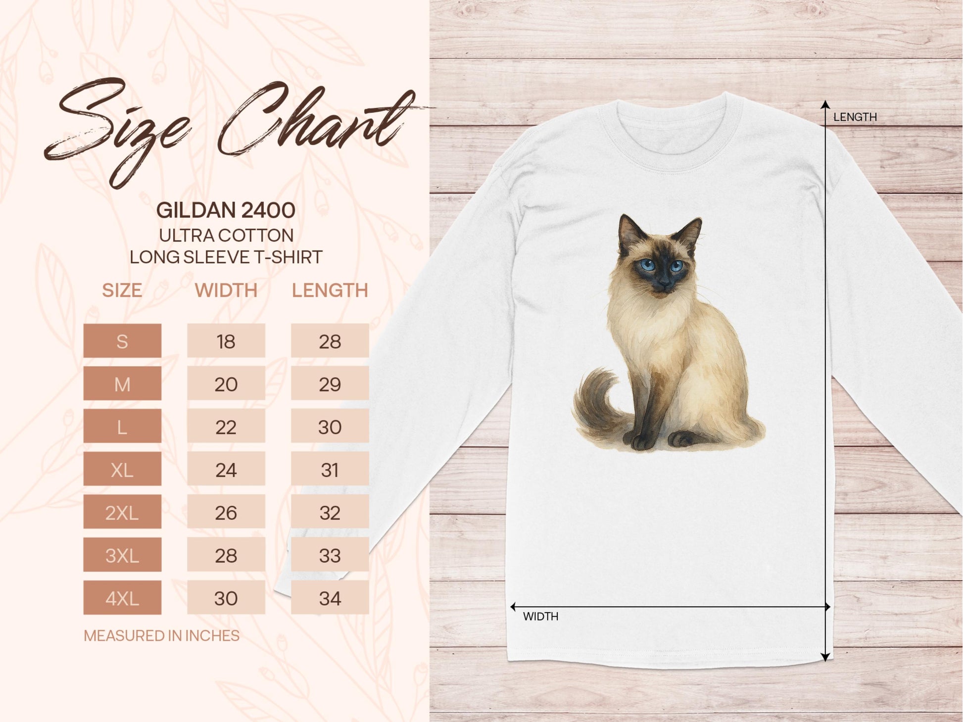 Siamese Cat Long Sleeve T-Shirt product type