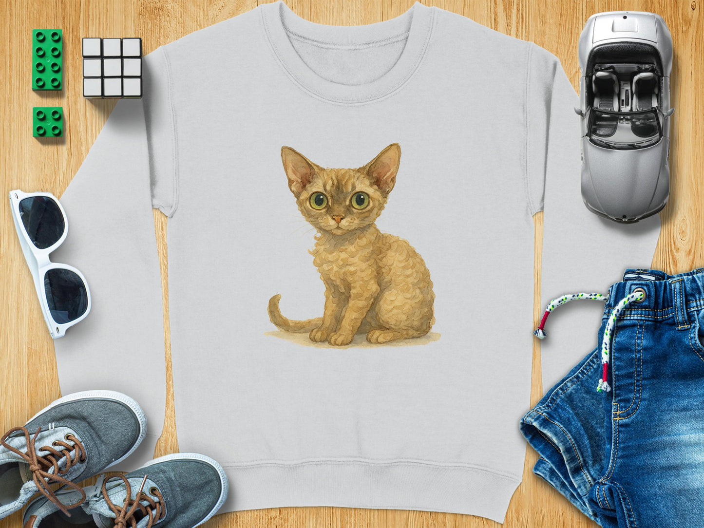 Cute Cat Graphic Printed Sweatshirt product