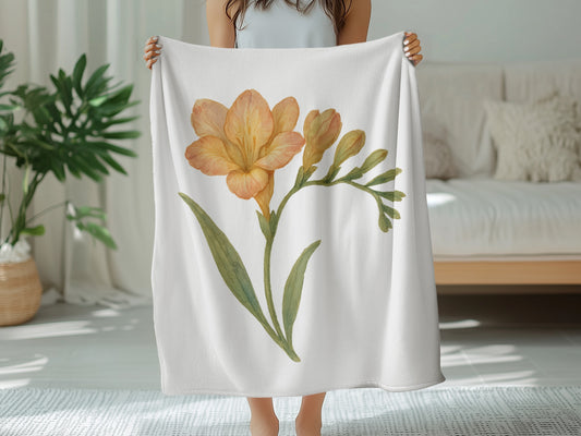Beautiful Floral Design Cozy Soft Blanket product