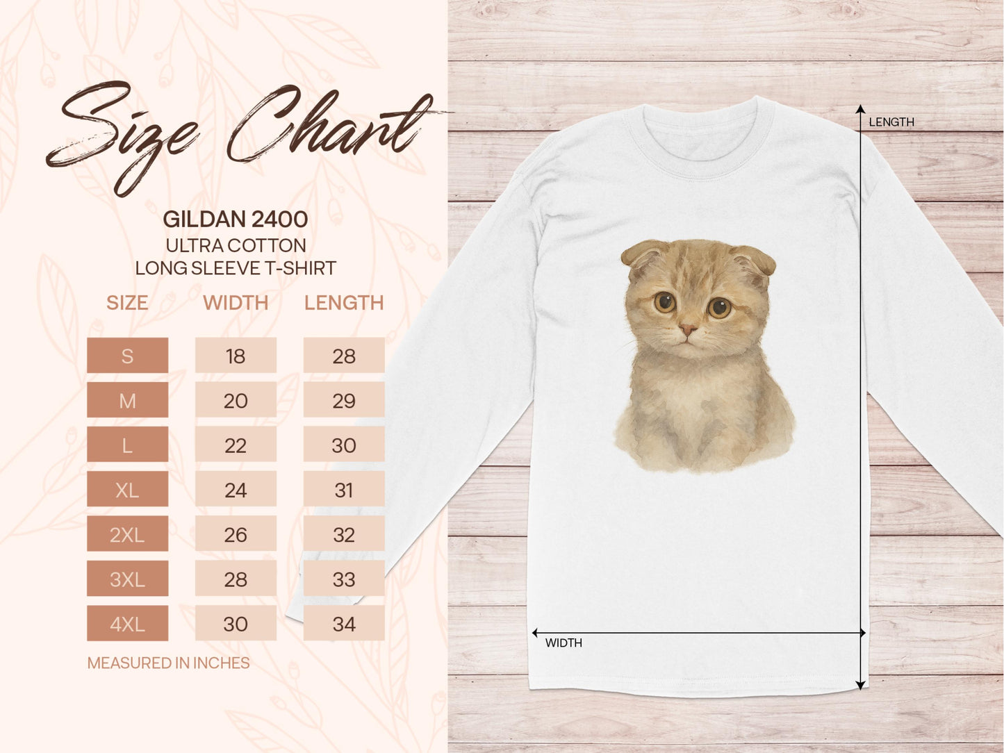 Adorable Kitten Print Ultra Cotton Long Sleeve T-Shirt product type