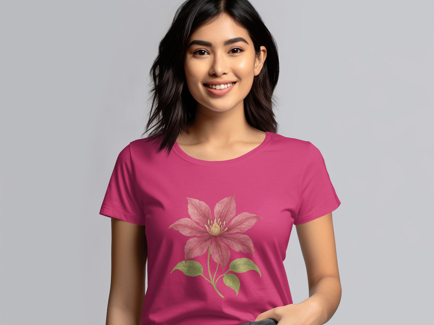 Floral Art Design Graphic Tee Shirt product type