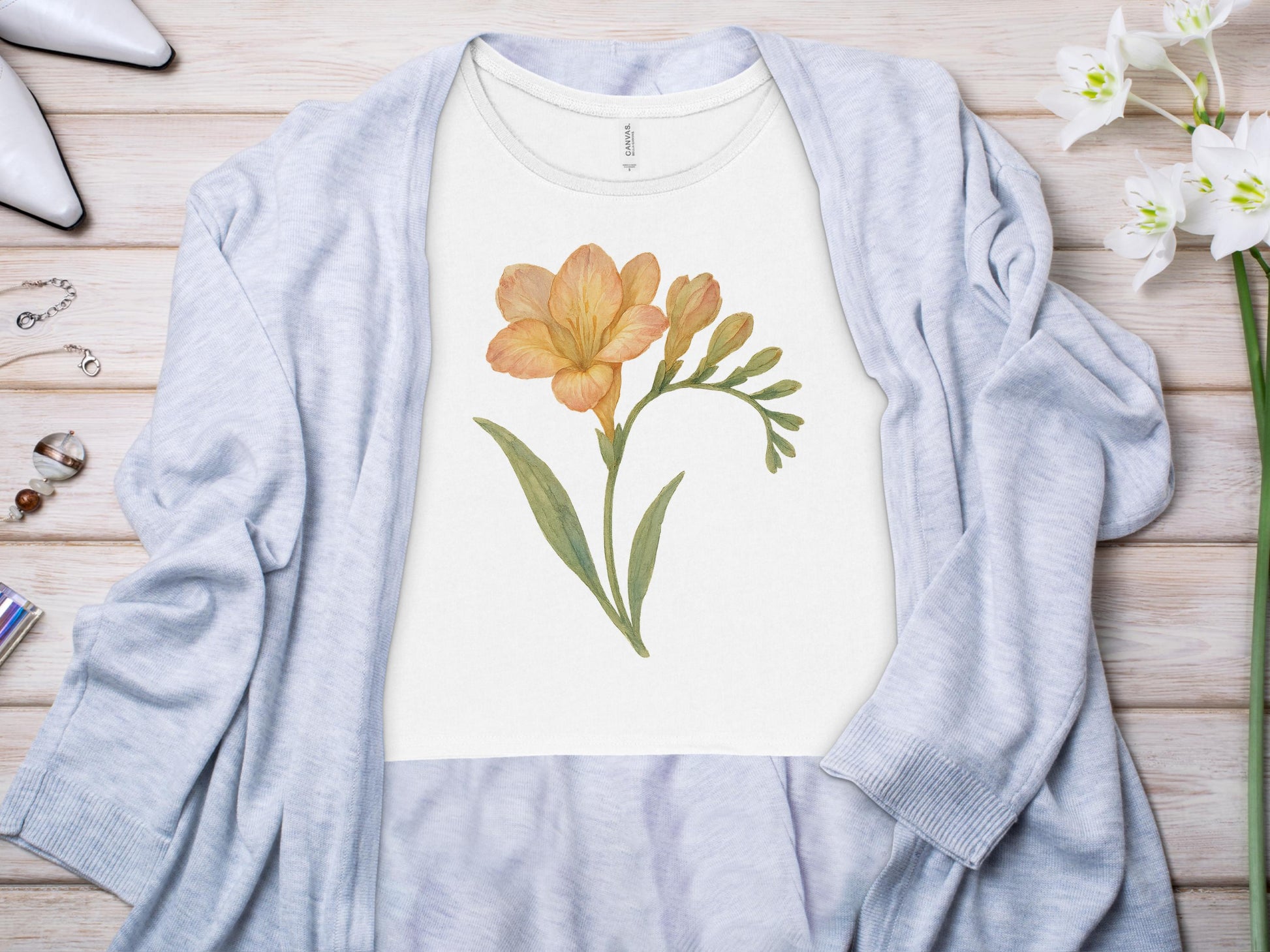Floral Graphic Tee with Stylish Design product