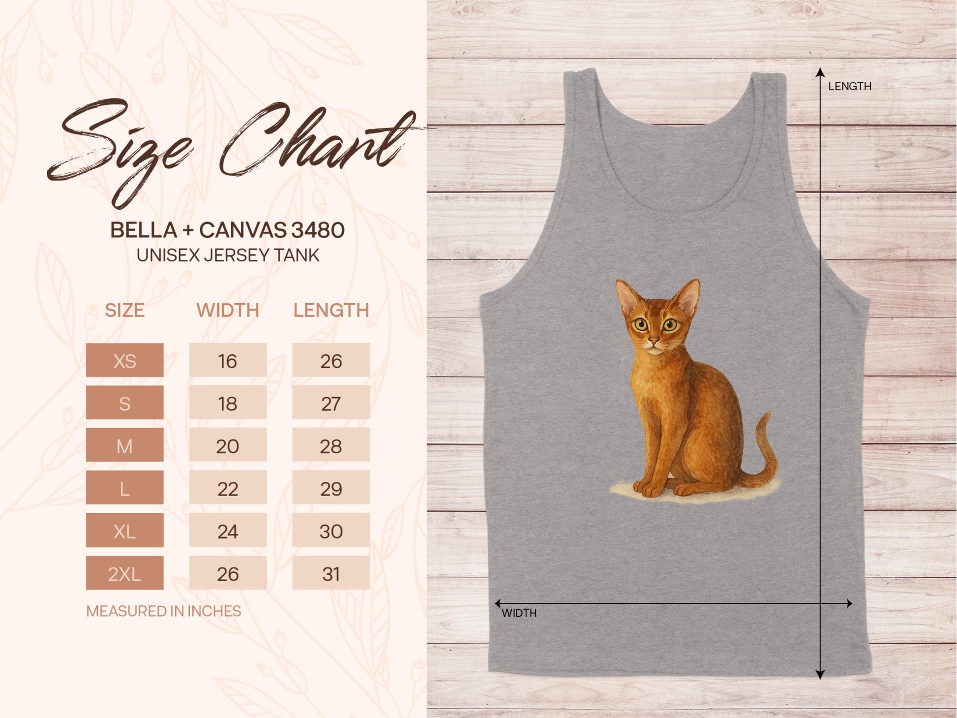 Unisex Jersey Tank with Cat Design Comfortable product